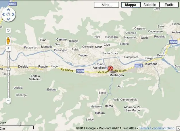 Bird's eye view in Hotel Trieste