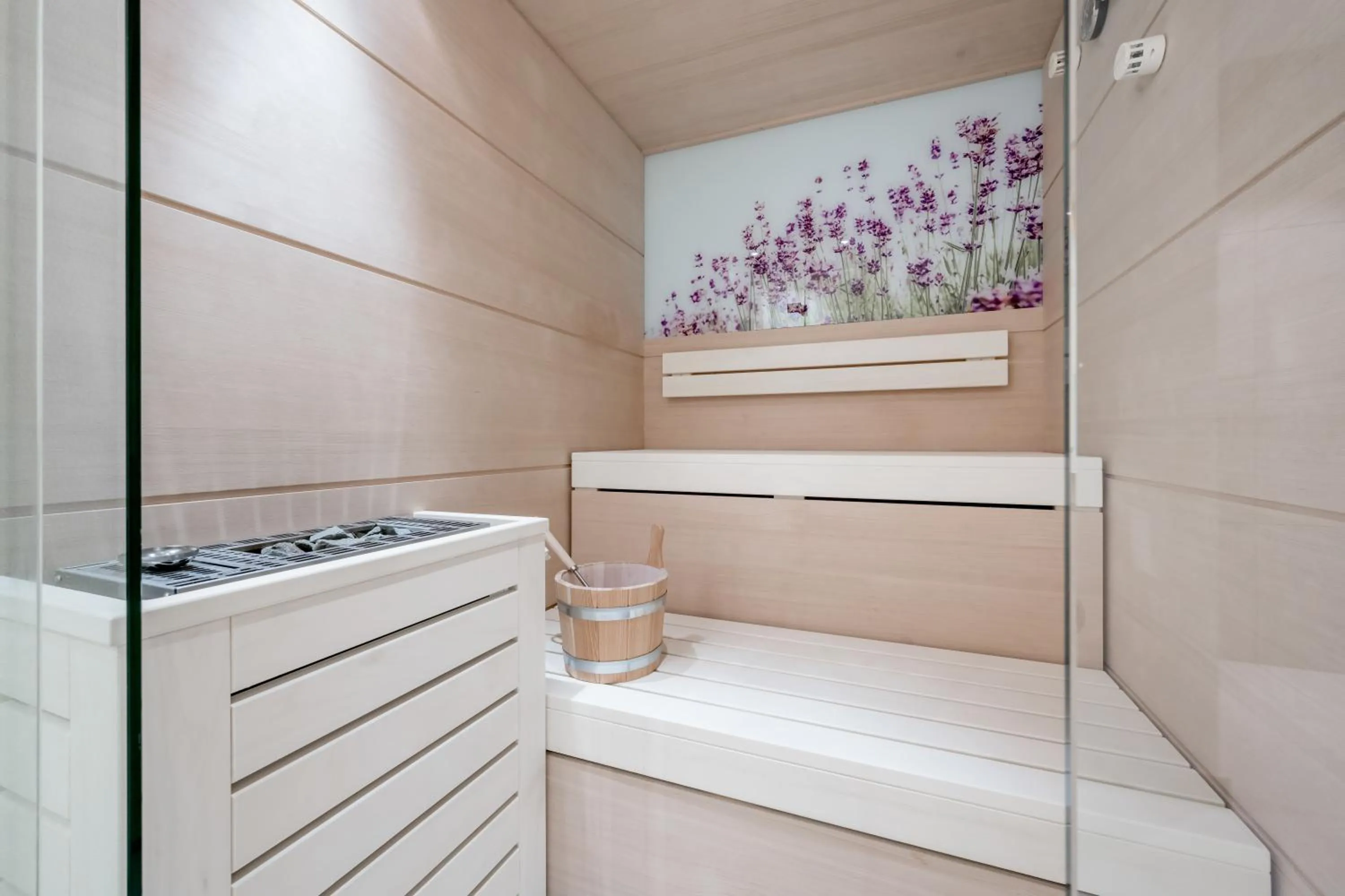 Sauna in Bühlhof Appartements