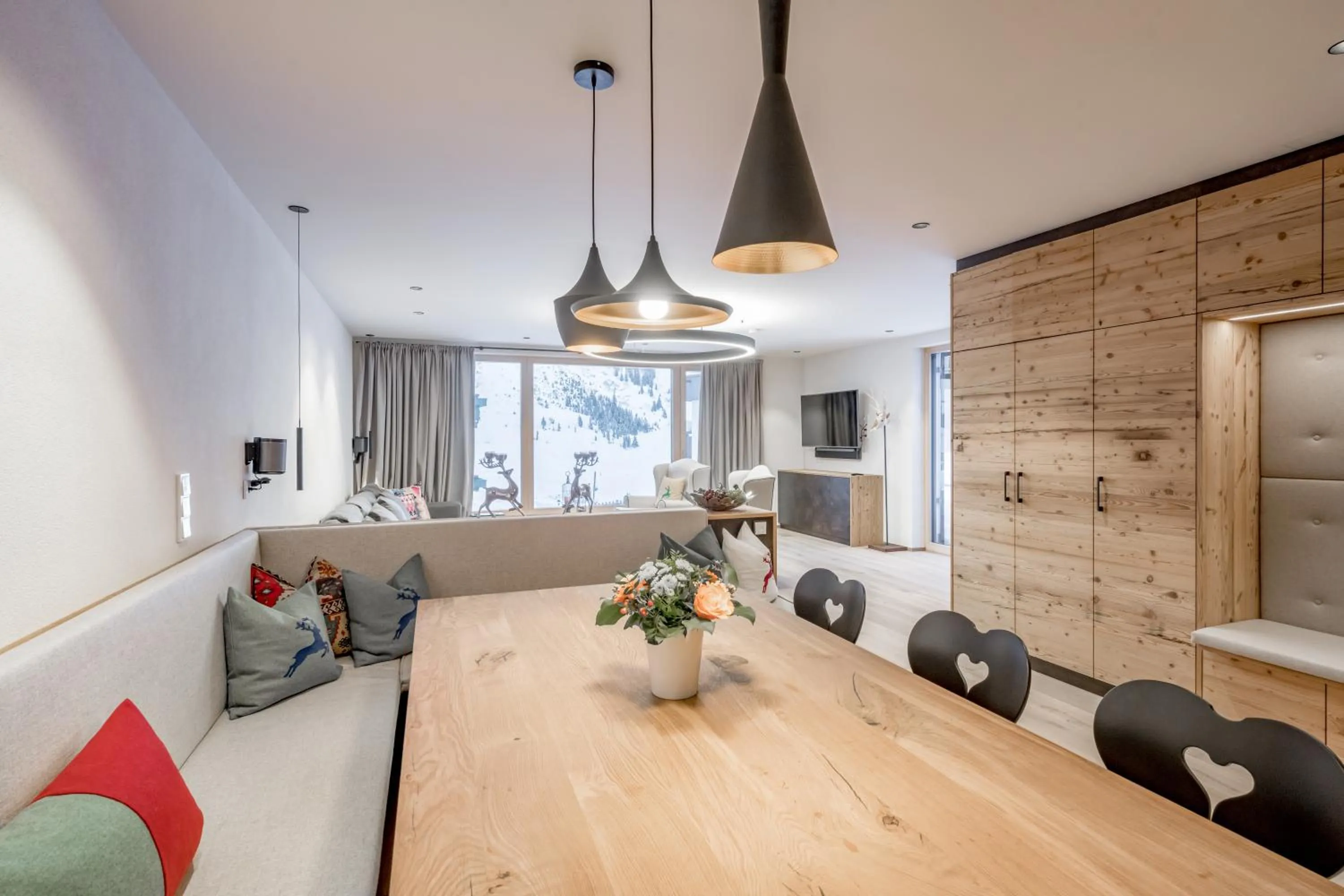 Dining area in Bühlhof Appartements