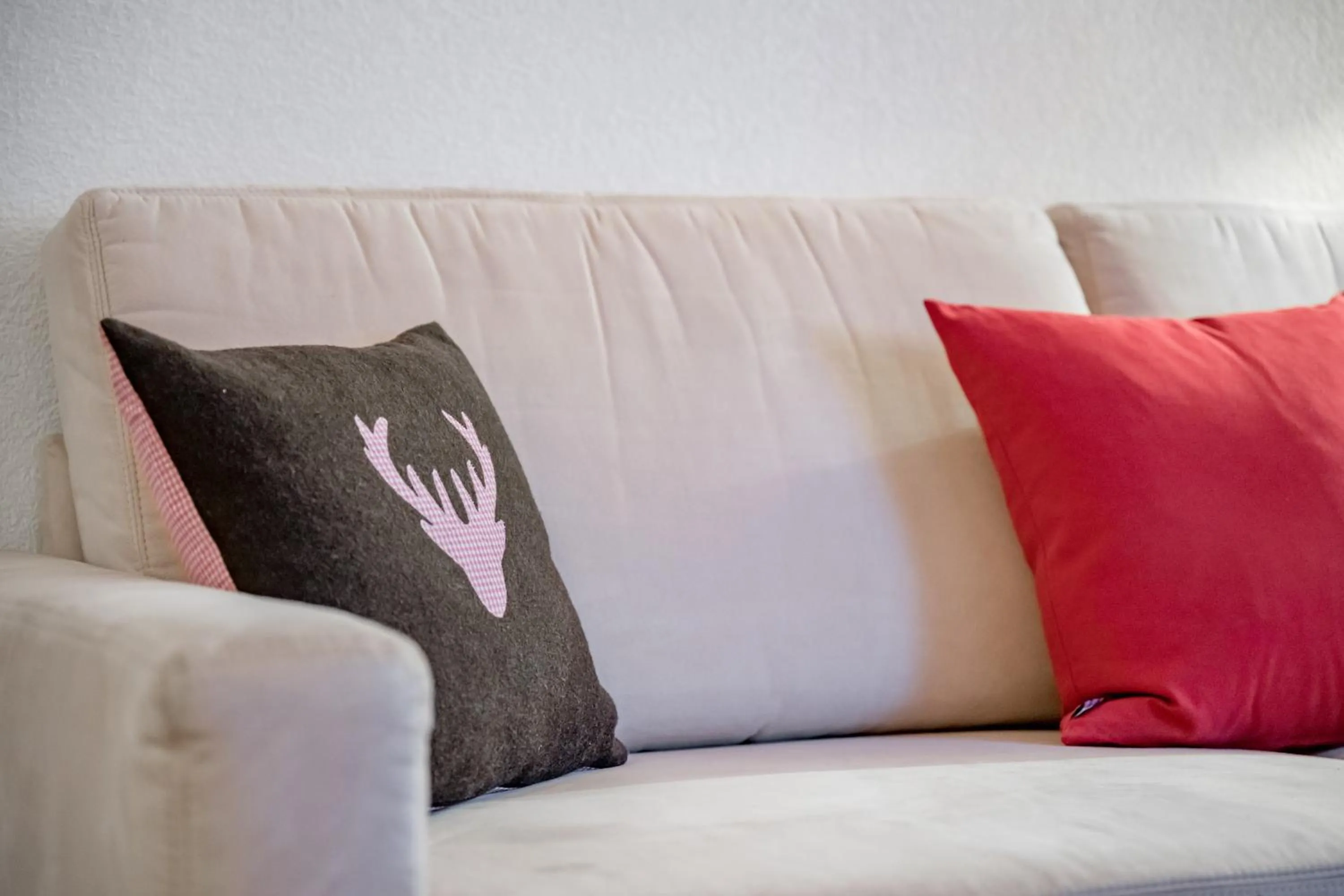 Seating area, Bed in Bühlhof Appartements