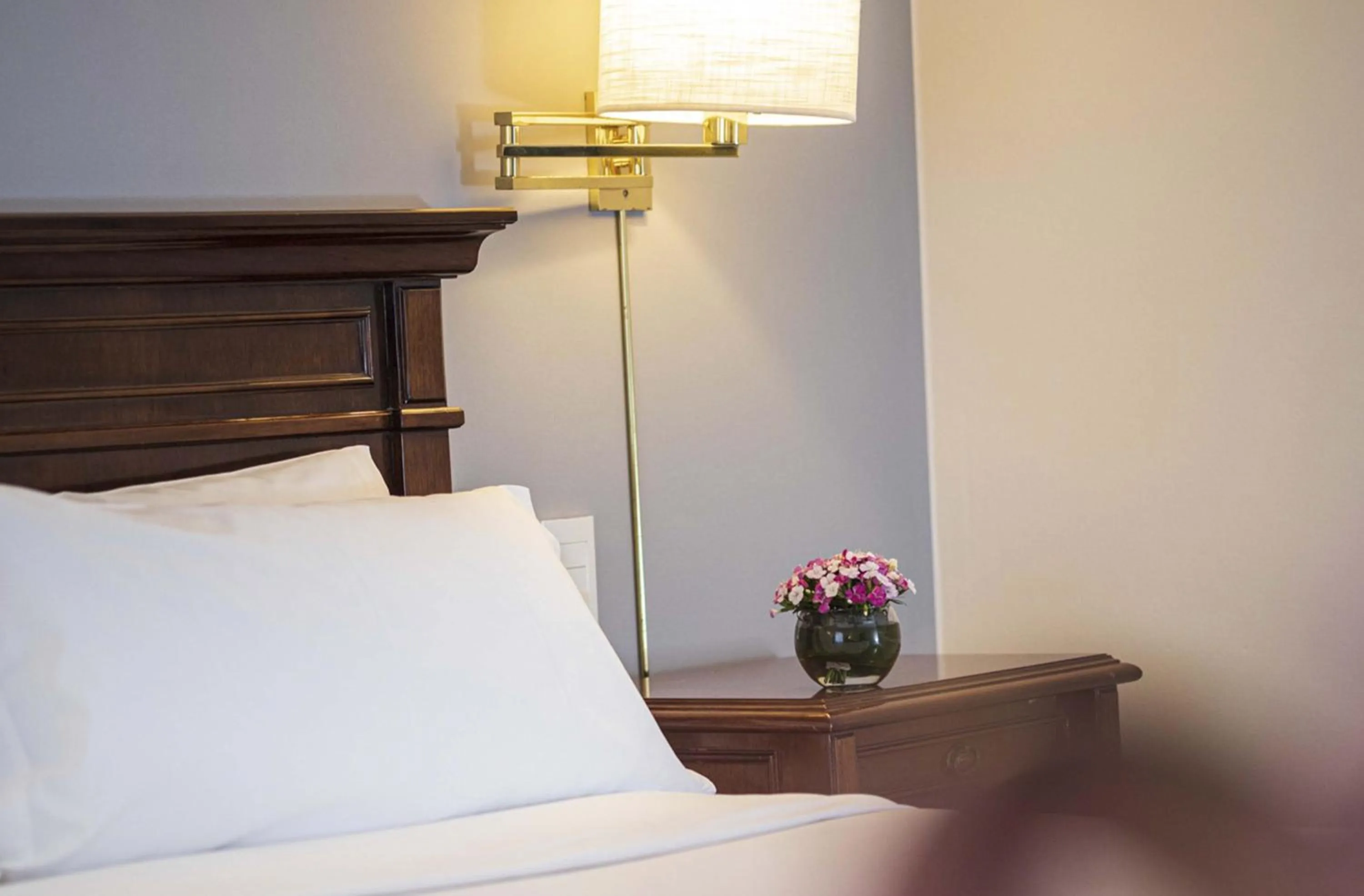 Bed in Cyan Américas Towers Hotel