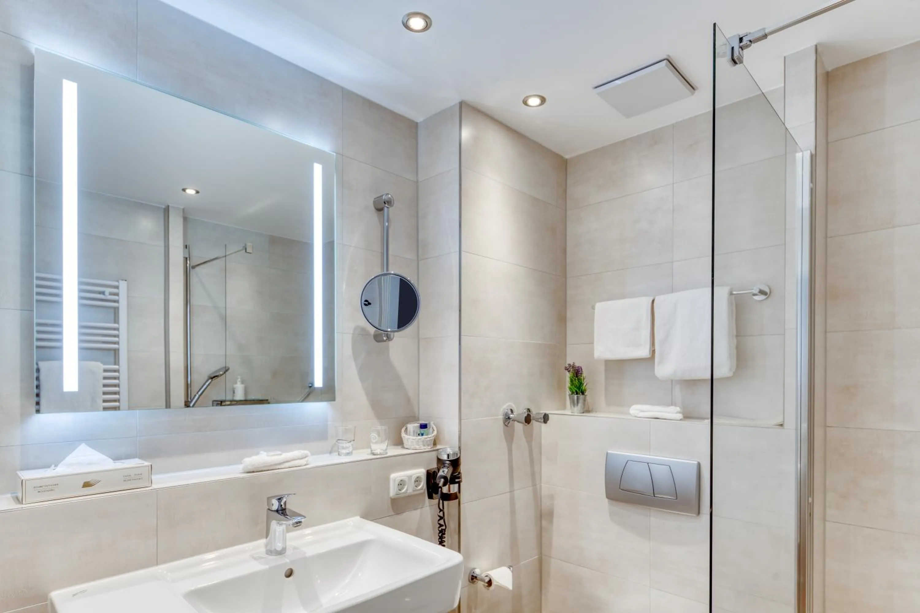 Shower in Hotel Alt Vellern