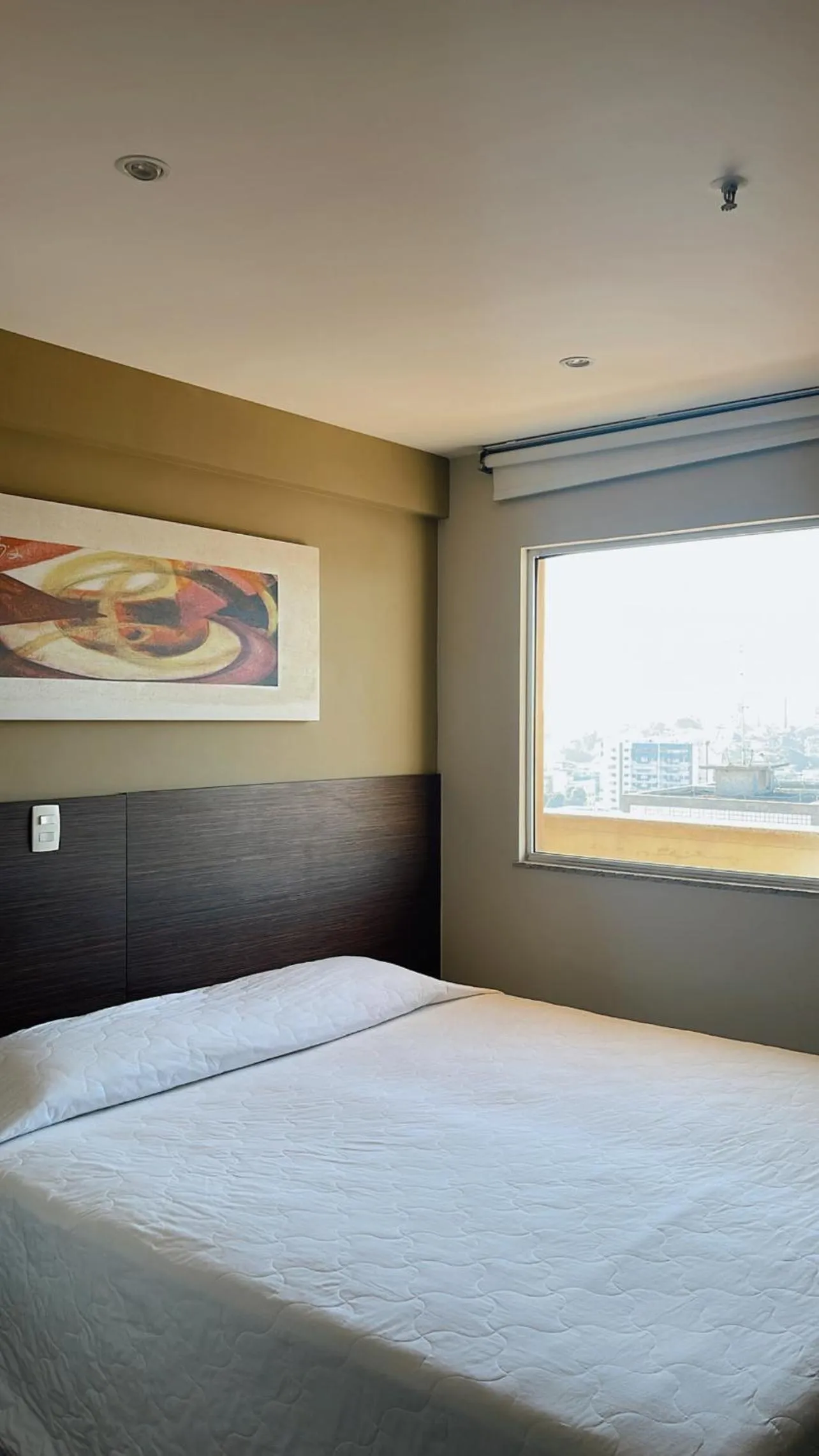 Bedroom, Bed in Mont Blanc Apart Hotel - Duque de Caxias