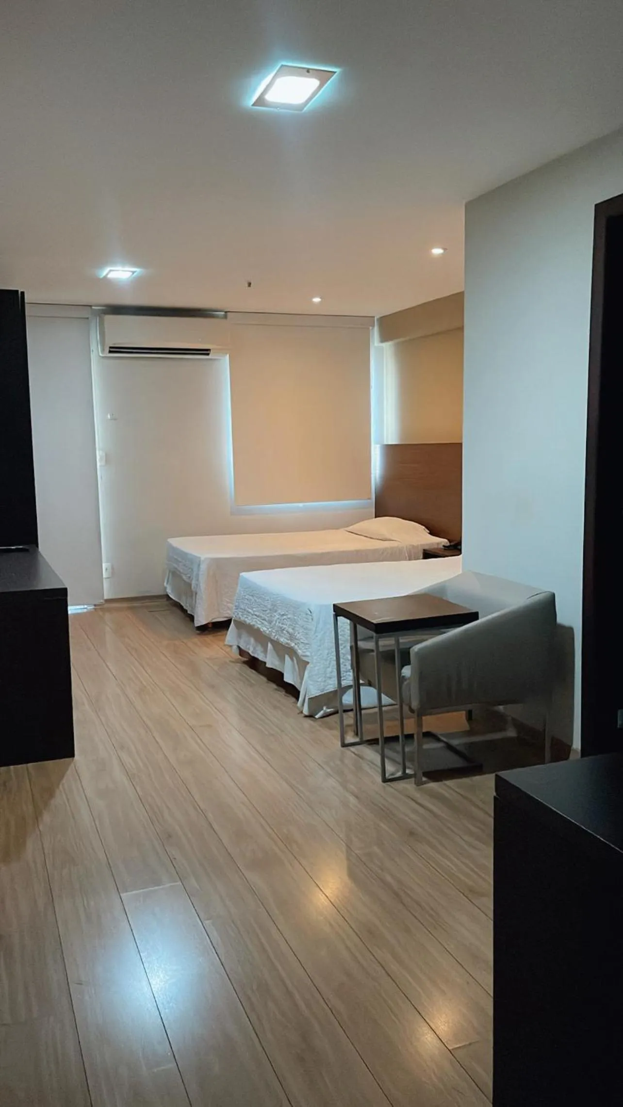 Bedroom, Bed in Mont Blanc Apart Hotel - Duque de Caxias