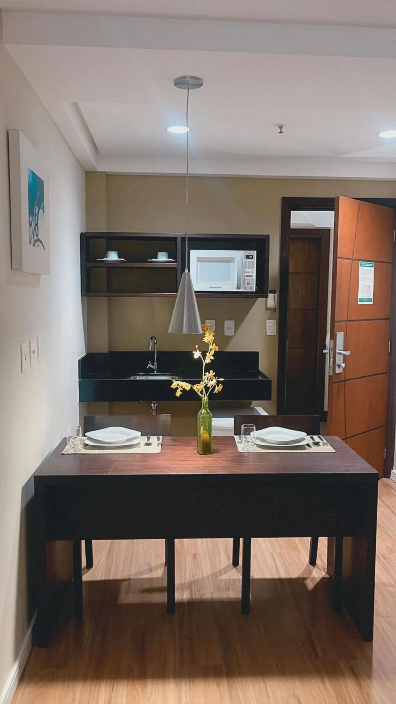 Dining area in Mont Blanc Apart Hotel - Duque de Caxias