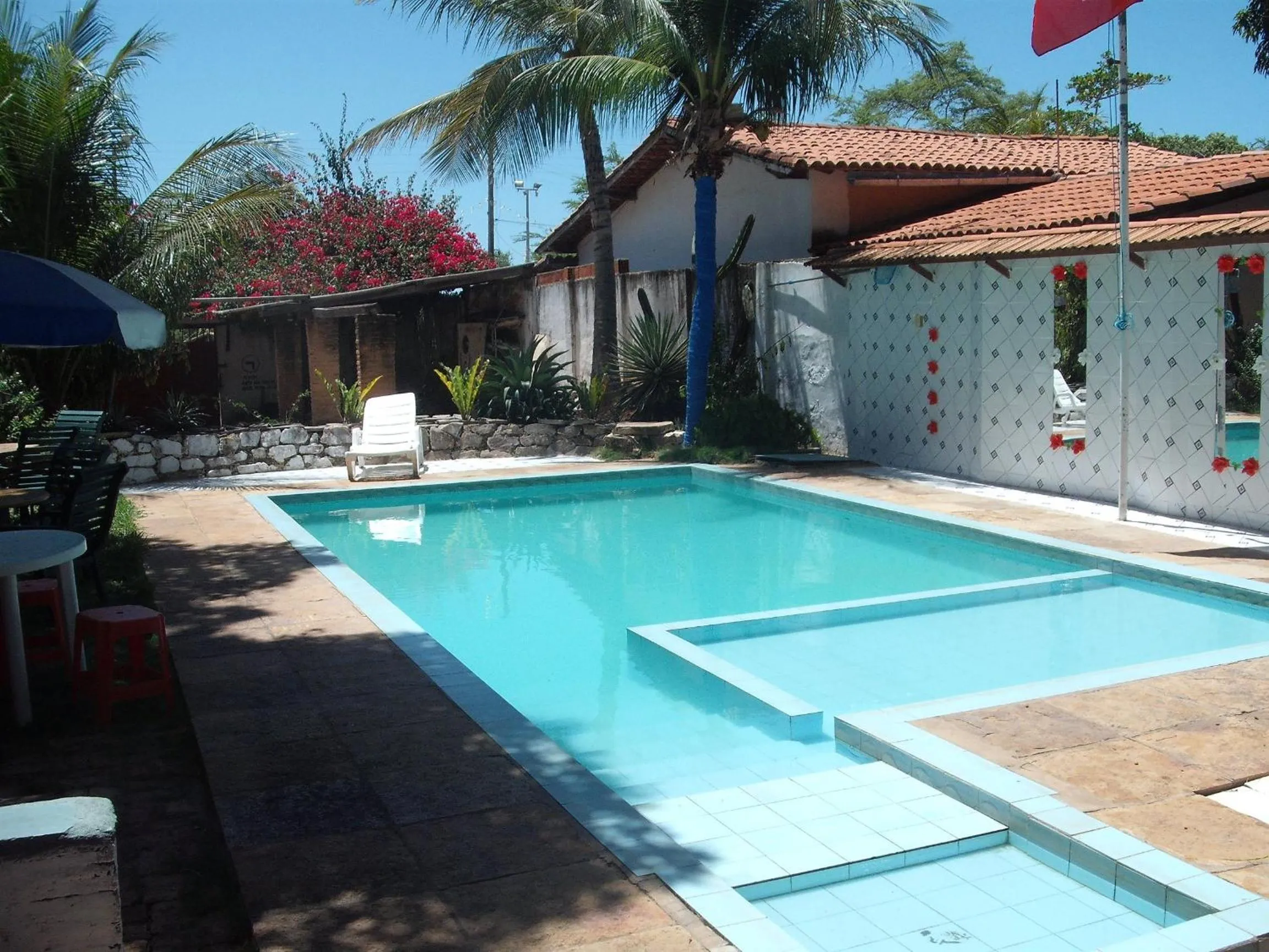 Swimming pool in Pousada Chalé Suiço