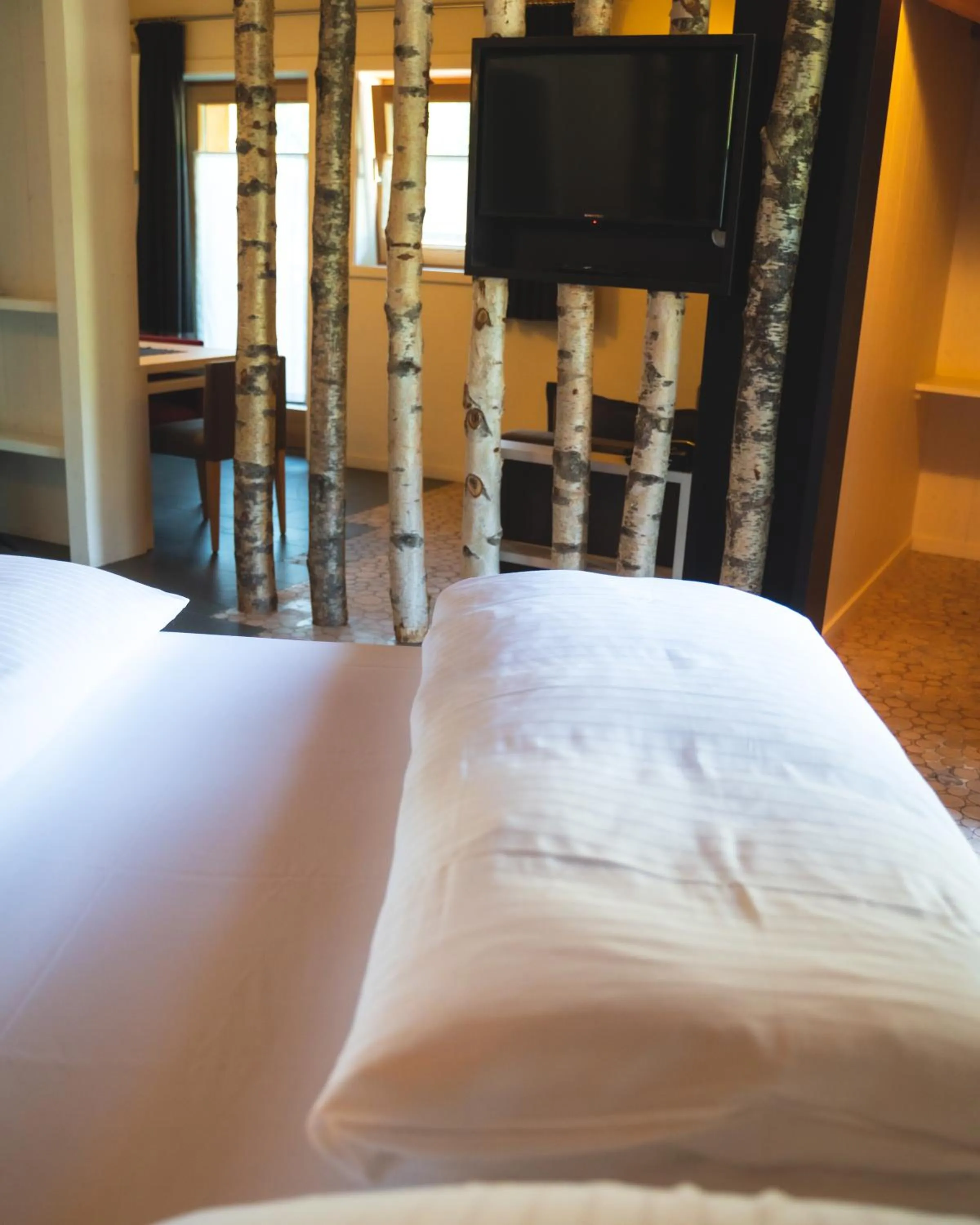 Bedroom, Bed in Alpen Hotel Chalet