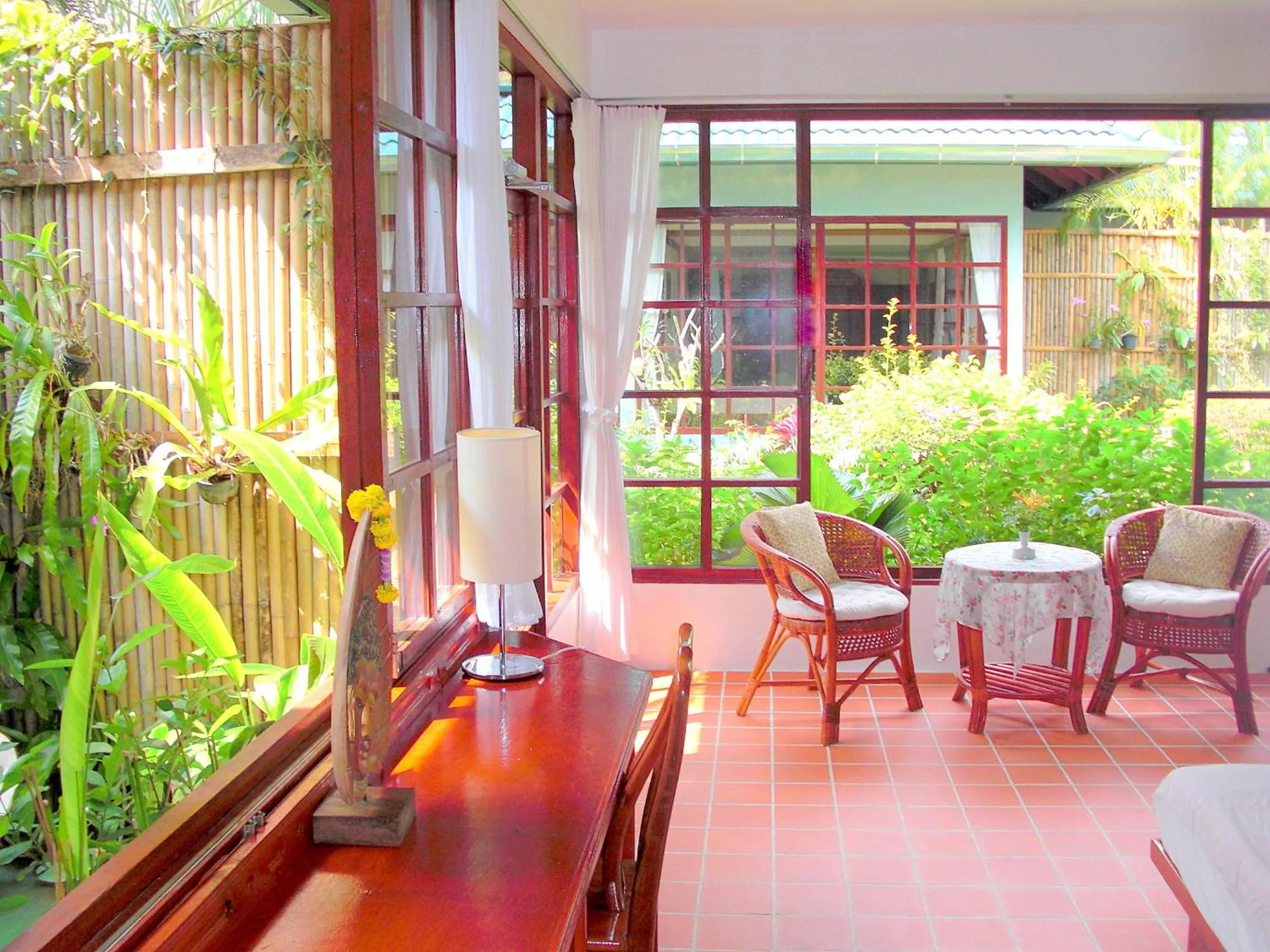 Seating area in Ekman Garden Resort