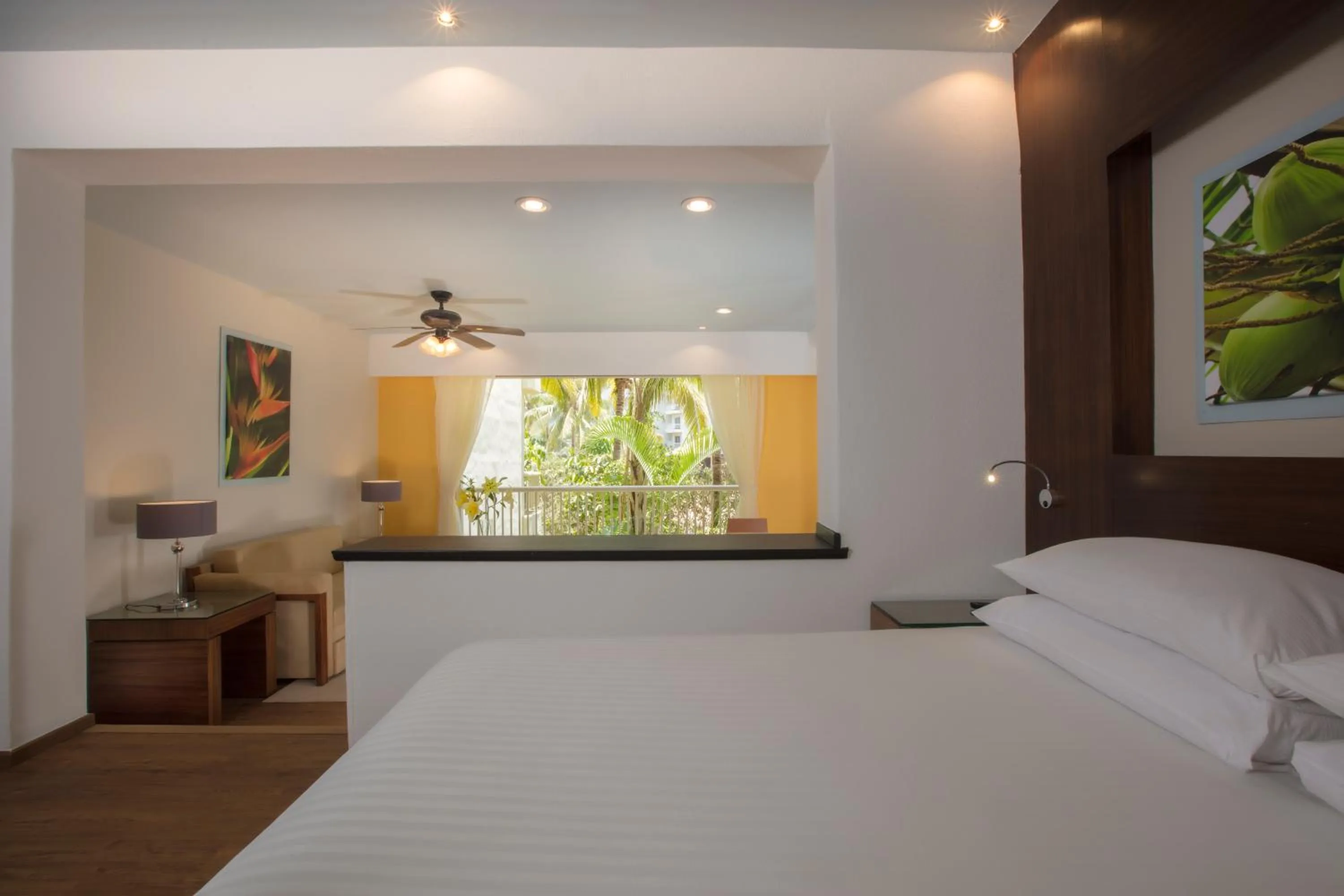 Bed in Krystal Grand Nuevo Vallarta