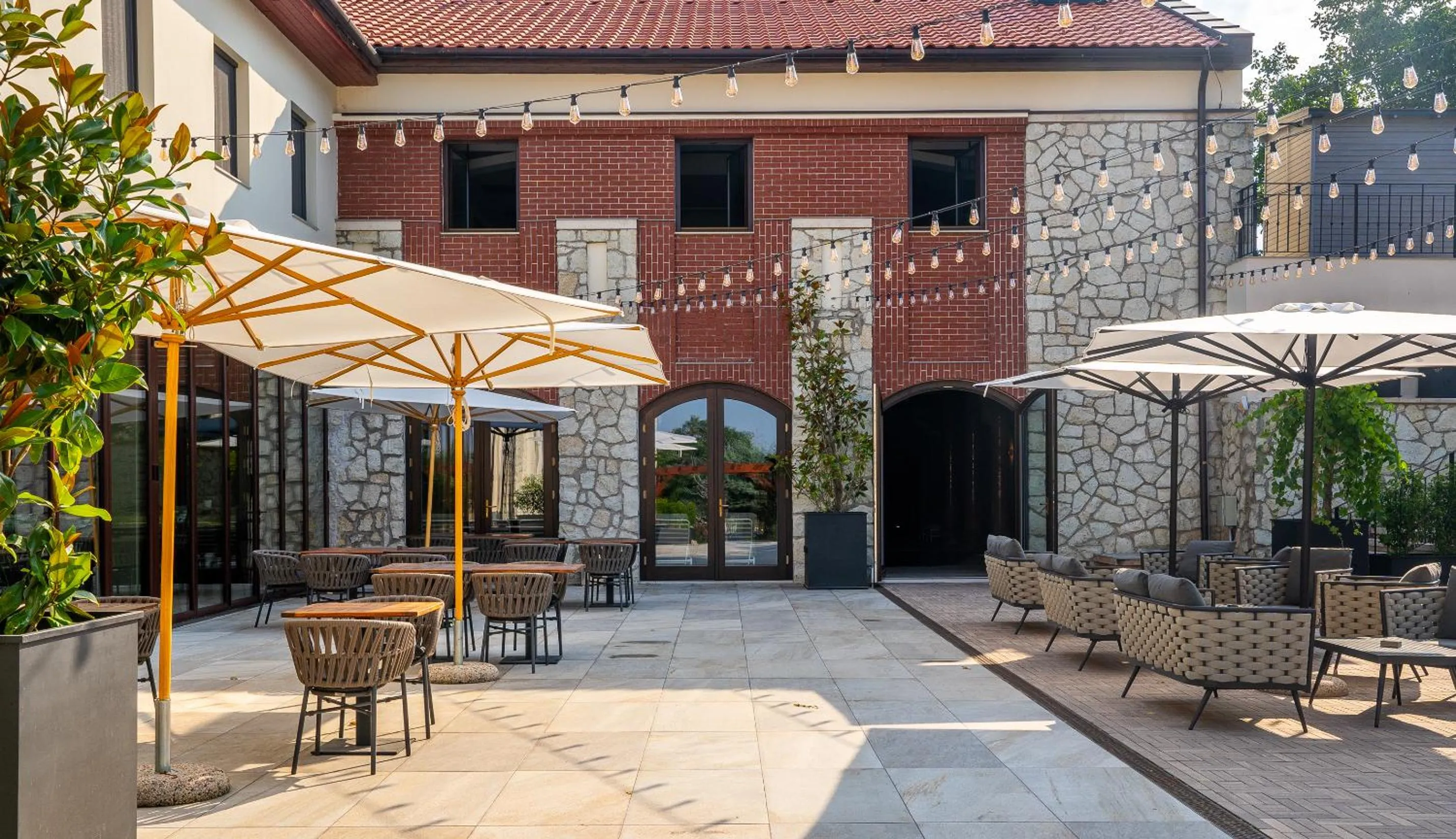 Patio in Andrássy Kúria & Spa