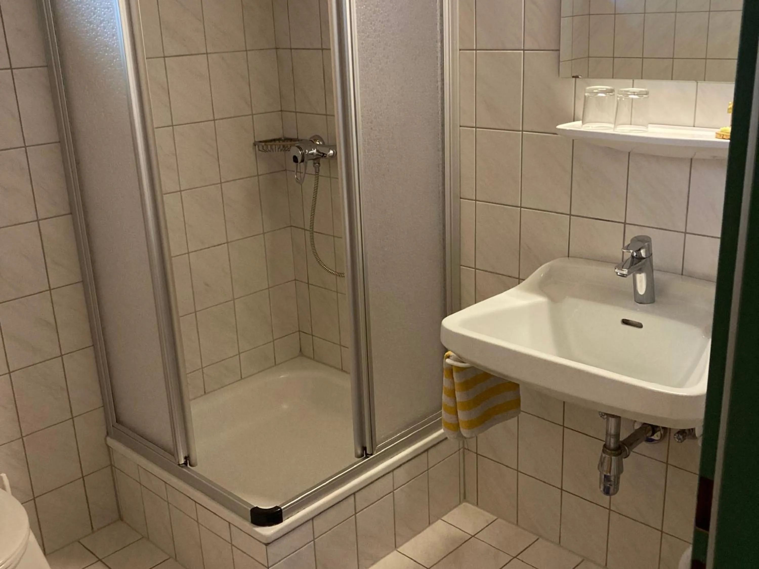 Shower in Berghotel Presslauer