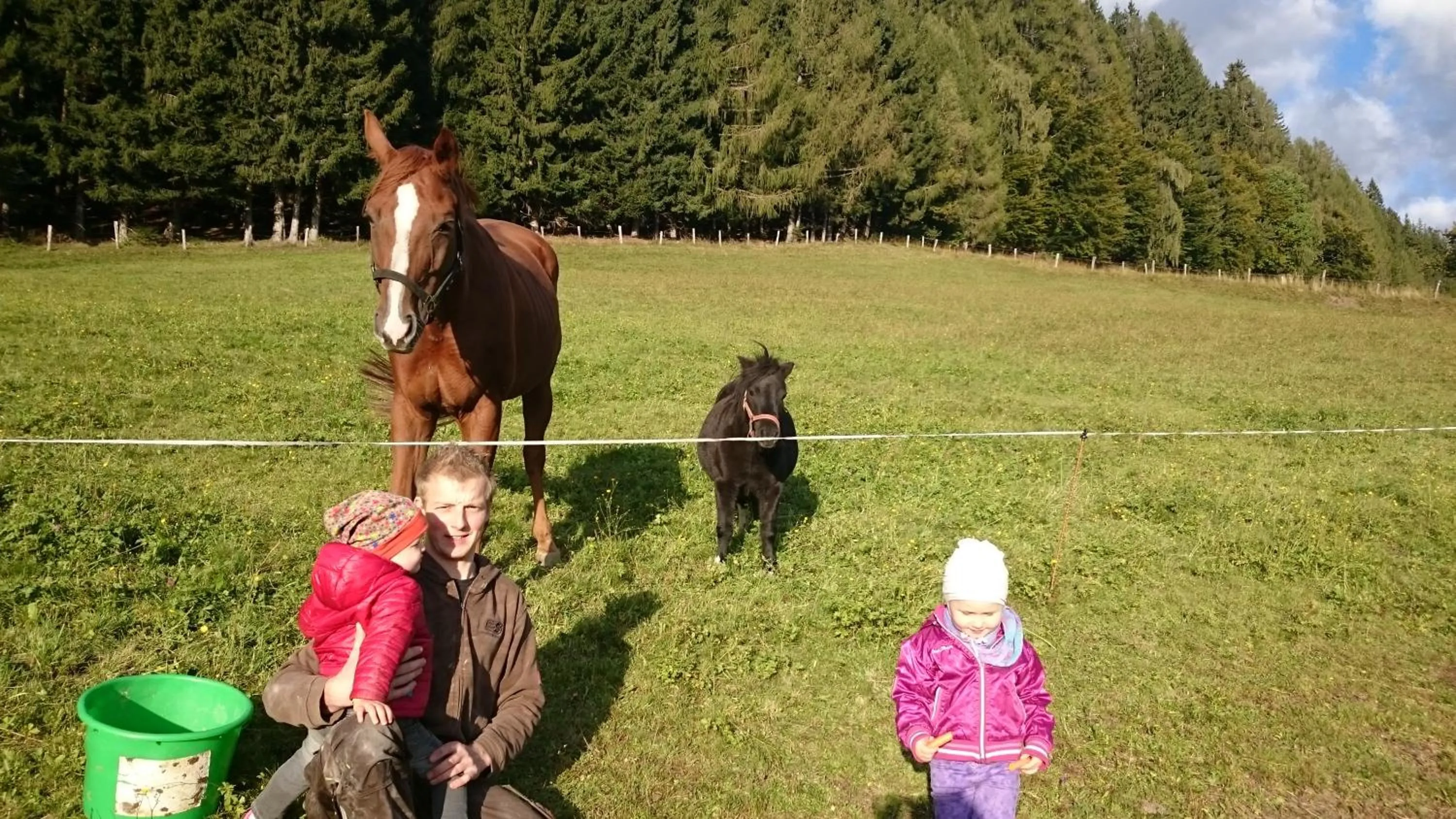 Horse-riding in Berghotel Presslauer