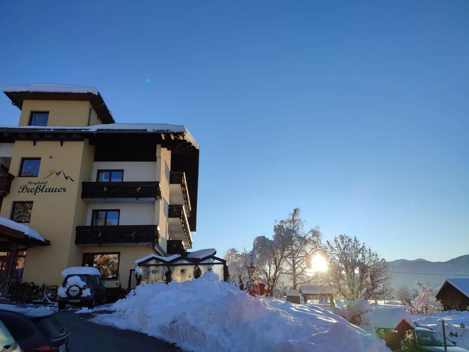 Property building in Berghotel Presslauer