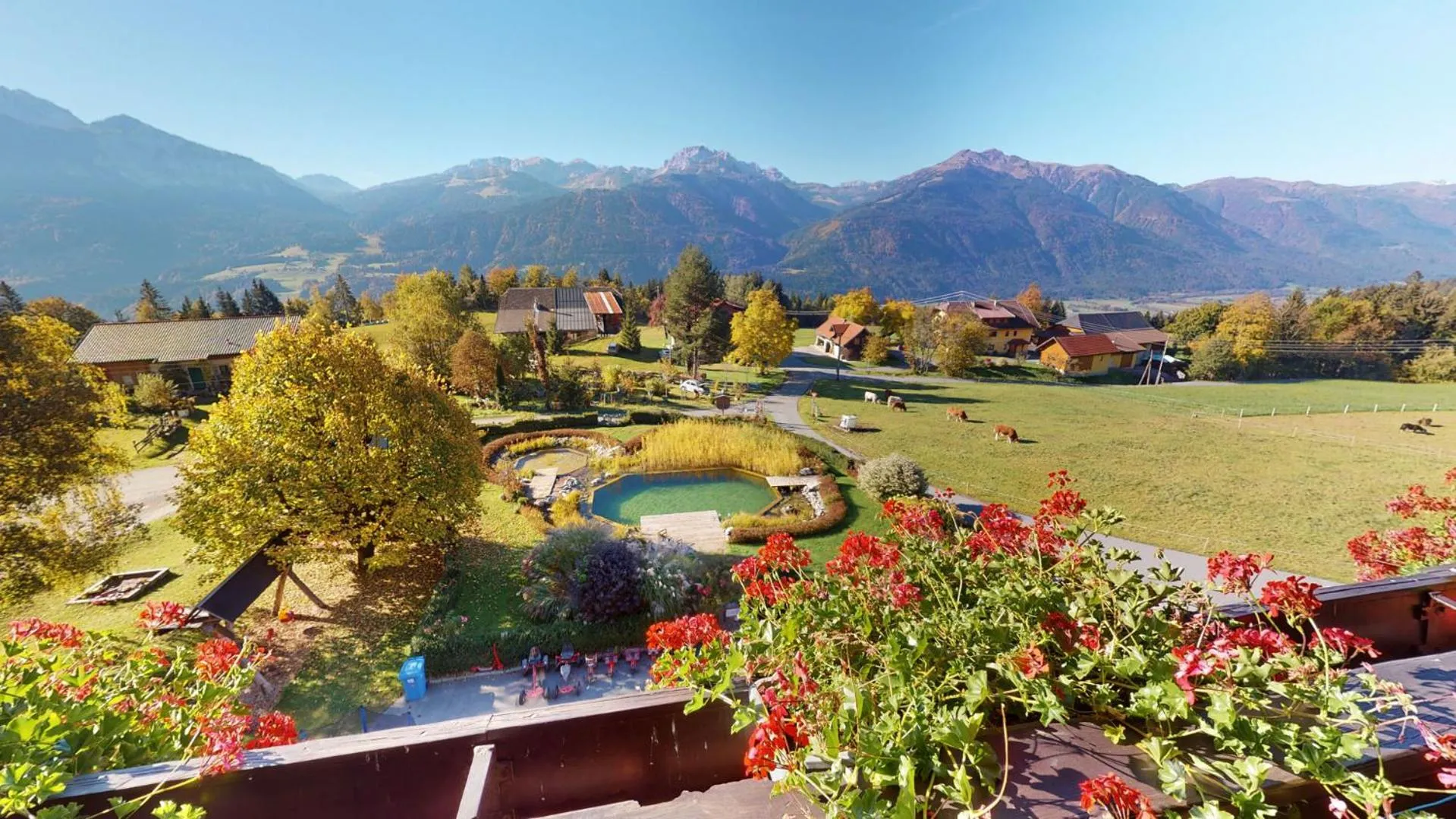 Mountain view in Berghotel Presslauer