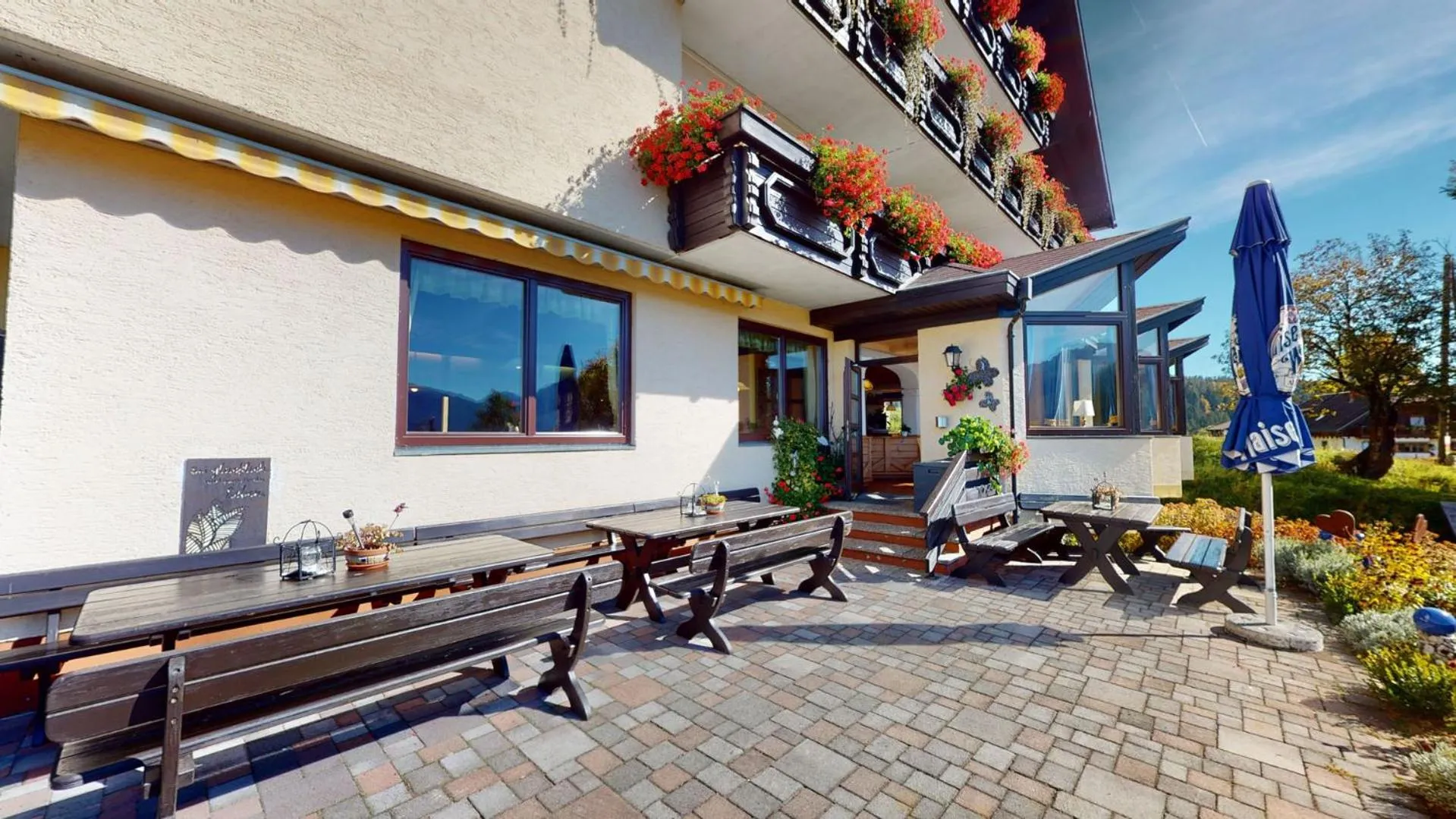 Balcony/Terrace in Berghotel Presslauer