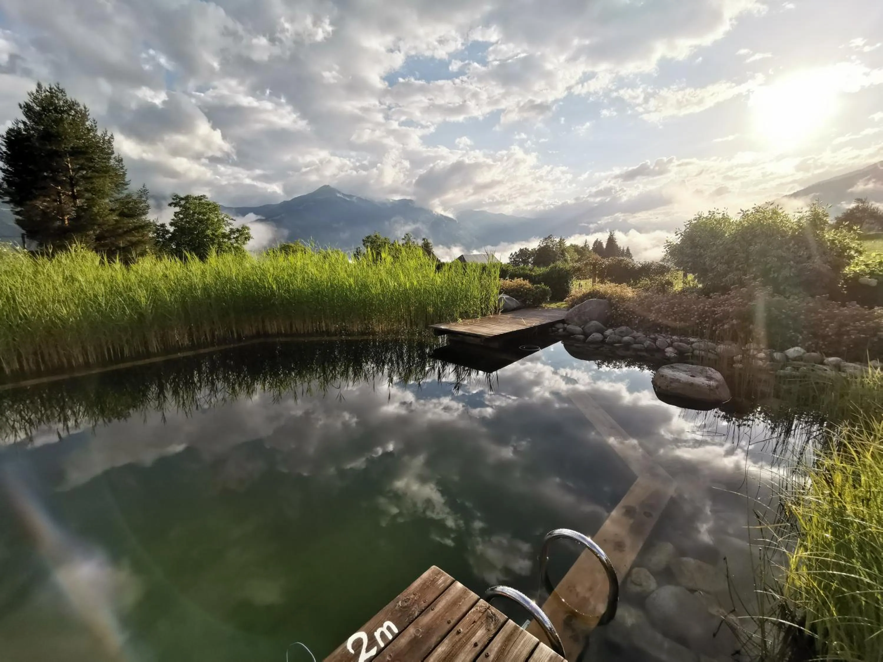 Swimming pool in Berghotel Presslauer