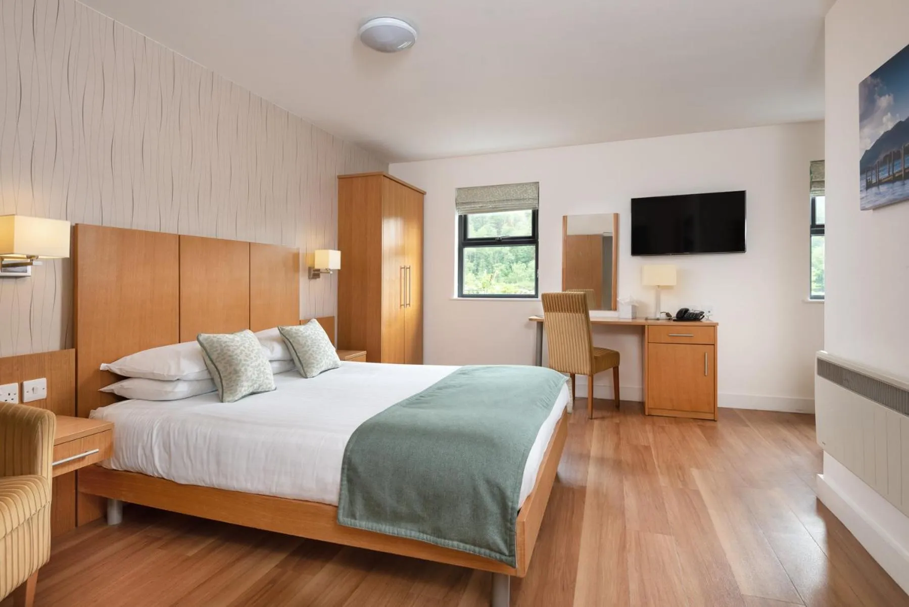 Bedroom, Bed in The Lodge In The Vale