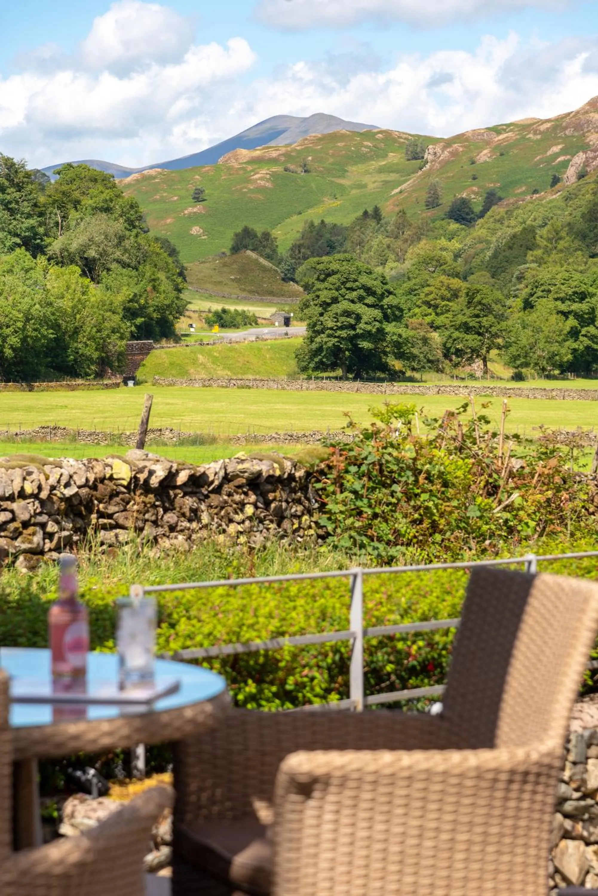 Patio in The Lodge In The Vale