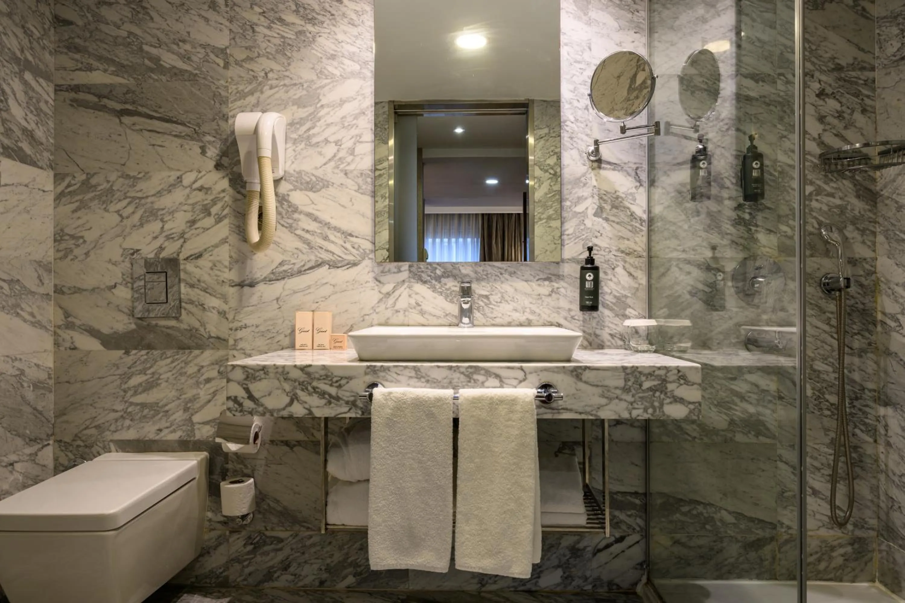 Shower in Ramada by Wyndham Istanbul Grand Bazaar