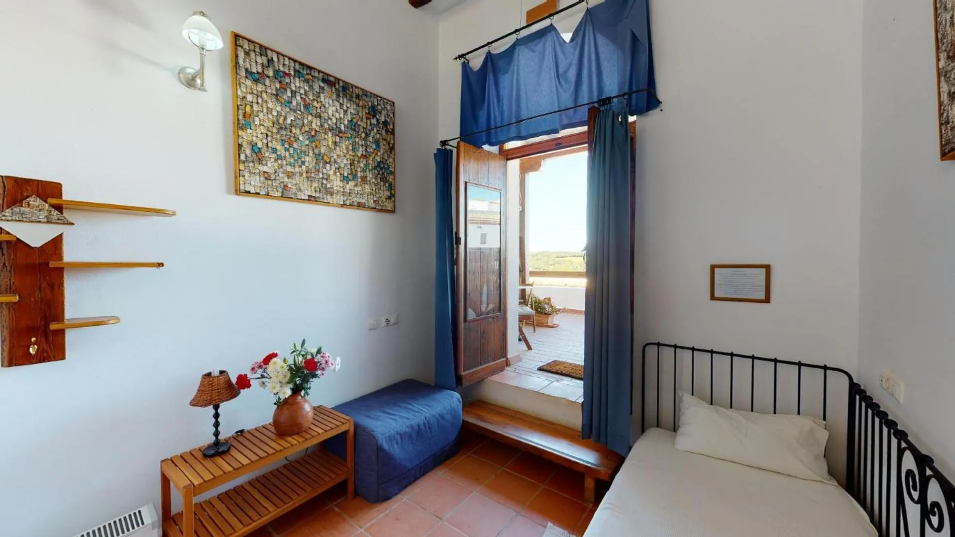 Living room, Bed in El Palomar de la Breña