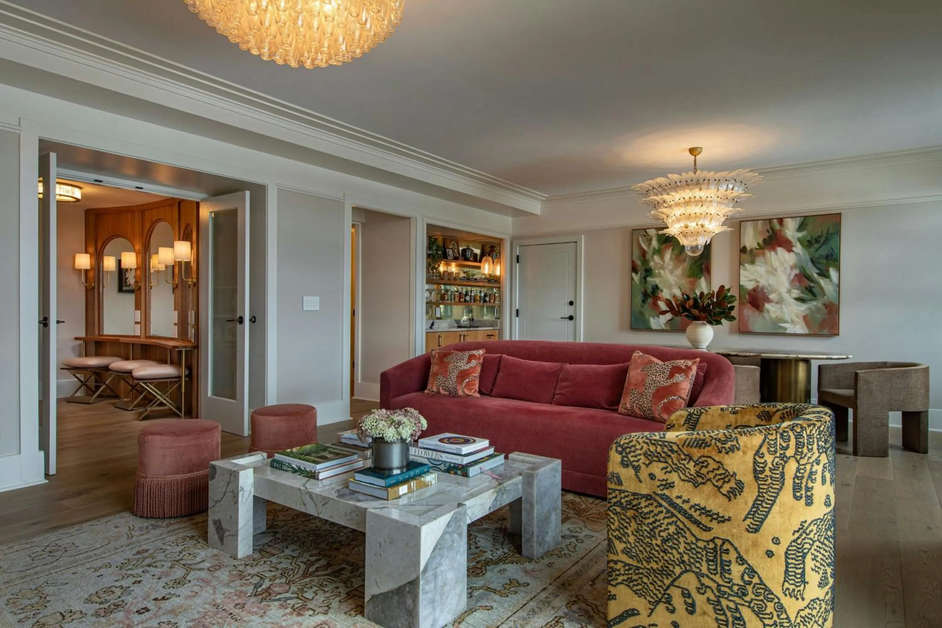 Living room in Perry Lane Hotel, a Luxury Collection Hotel, Savannah