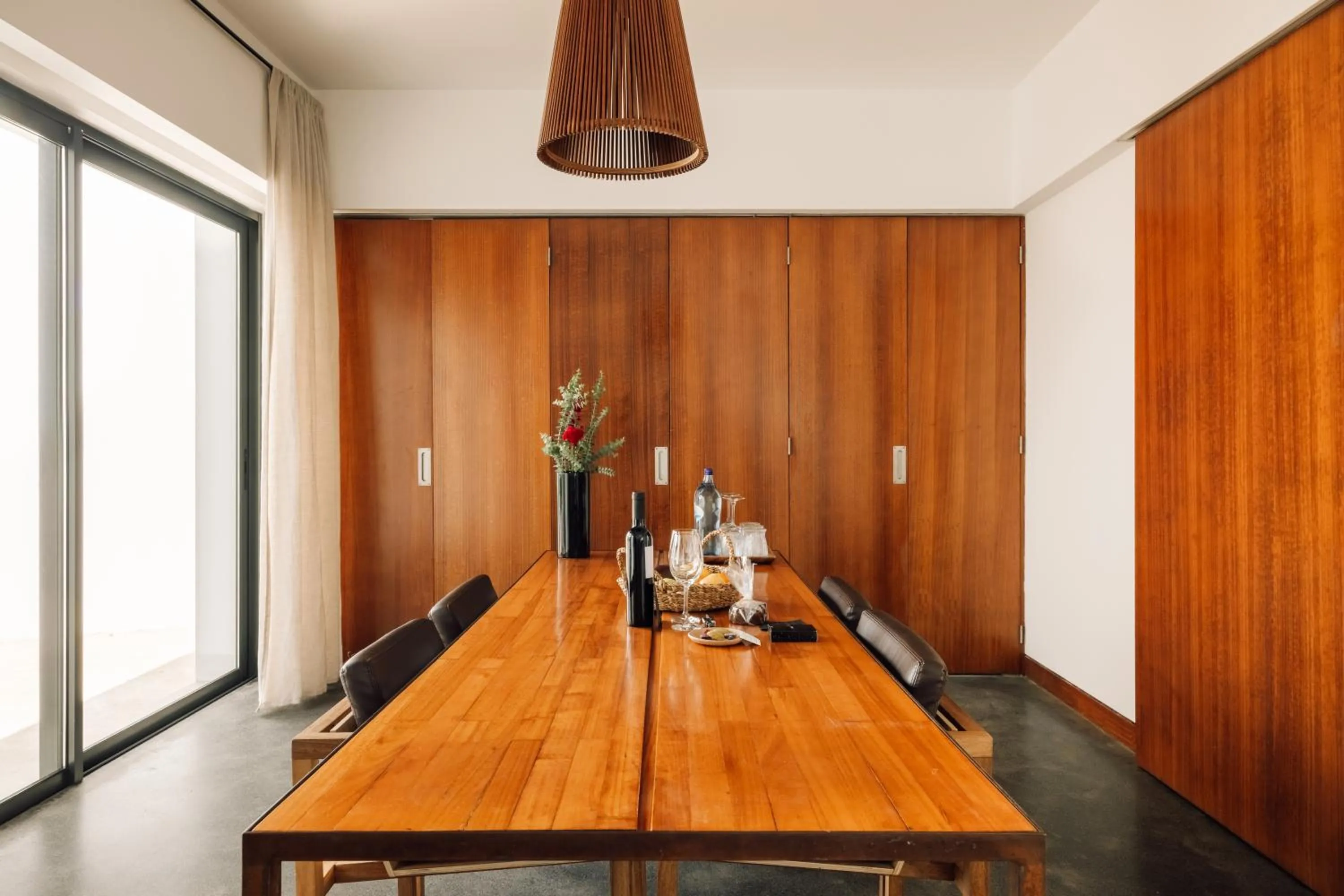 Dining area in L'AND Vineyards - Relais & Châteaux