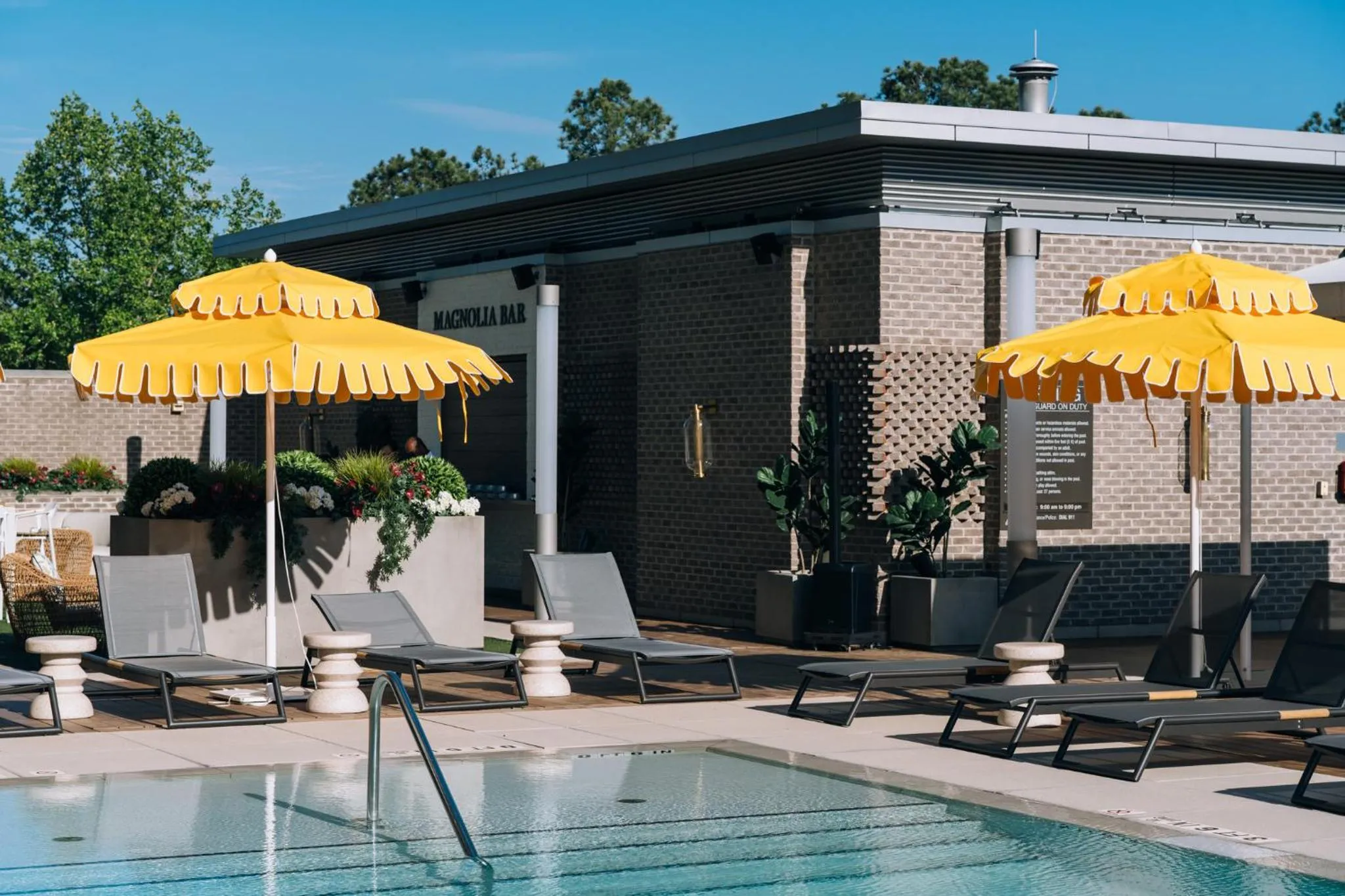 Swimming pool in The Hotel at Avalon, Autograph Collection