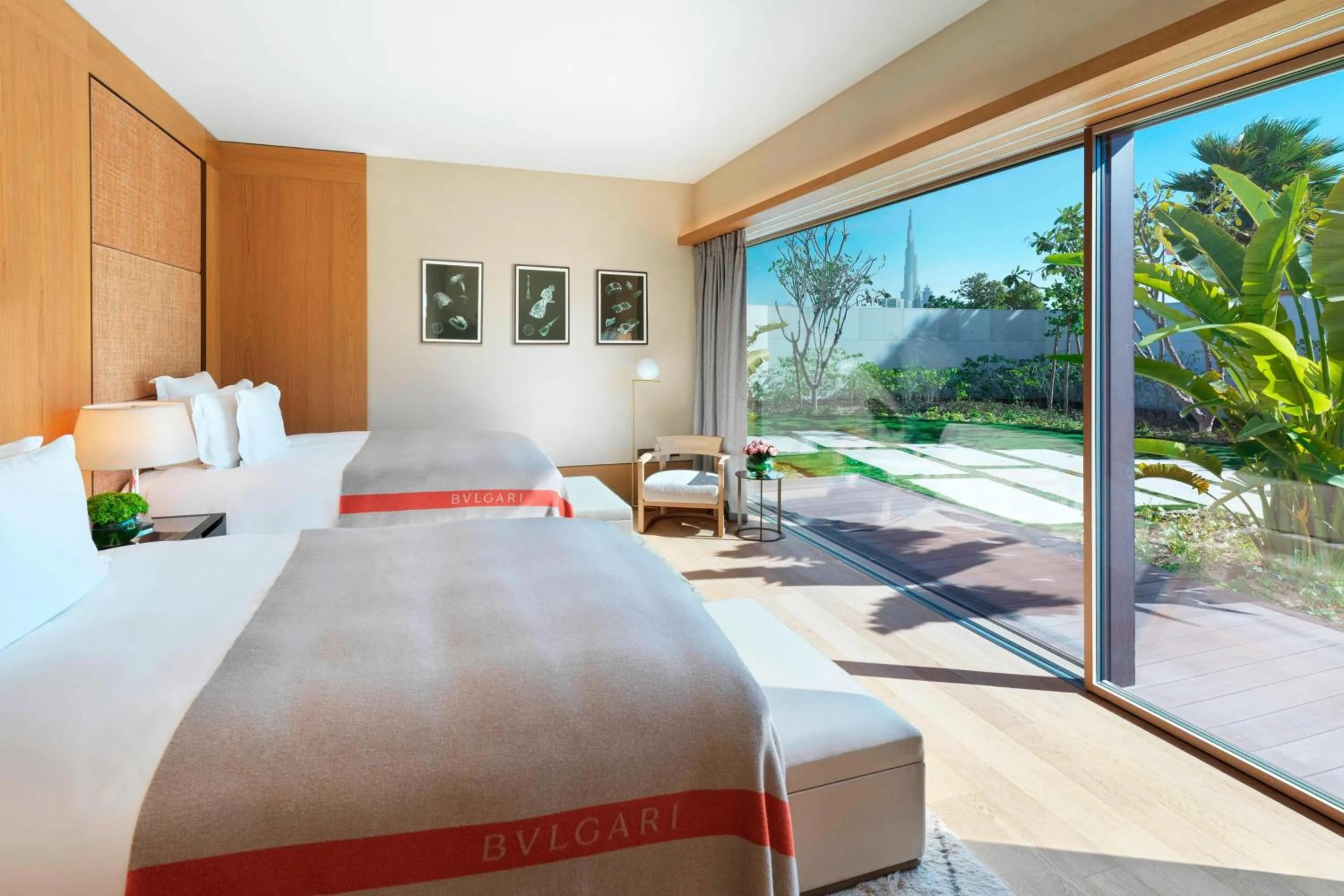 Bedroom, Bed in Bvlgari Resort Dubai