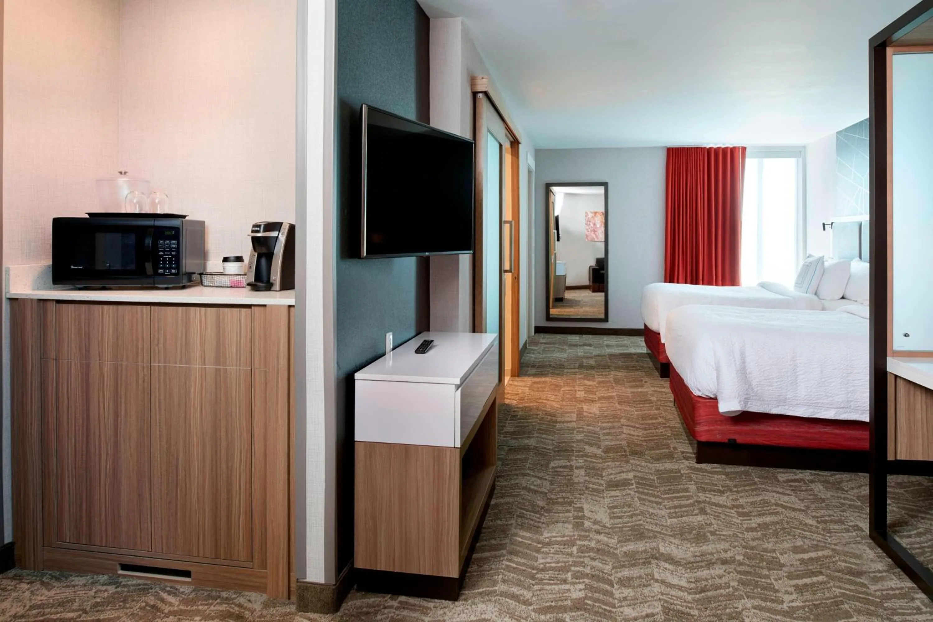 Photo of the whole room, Bed in SpringHill Suites by Marriott Grand Rapids West