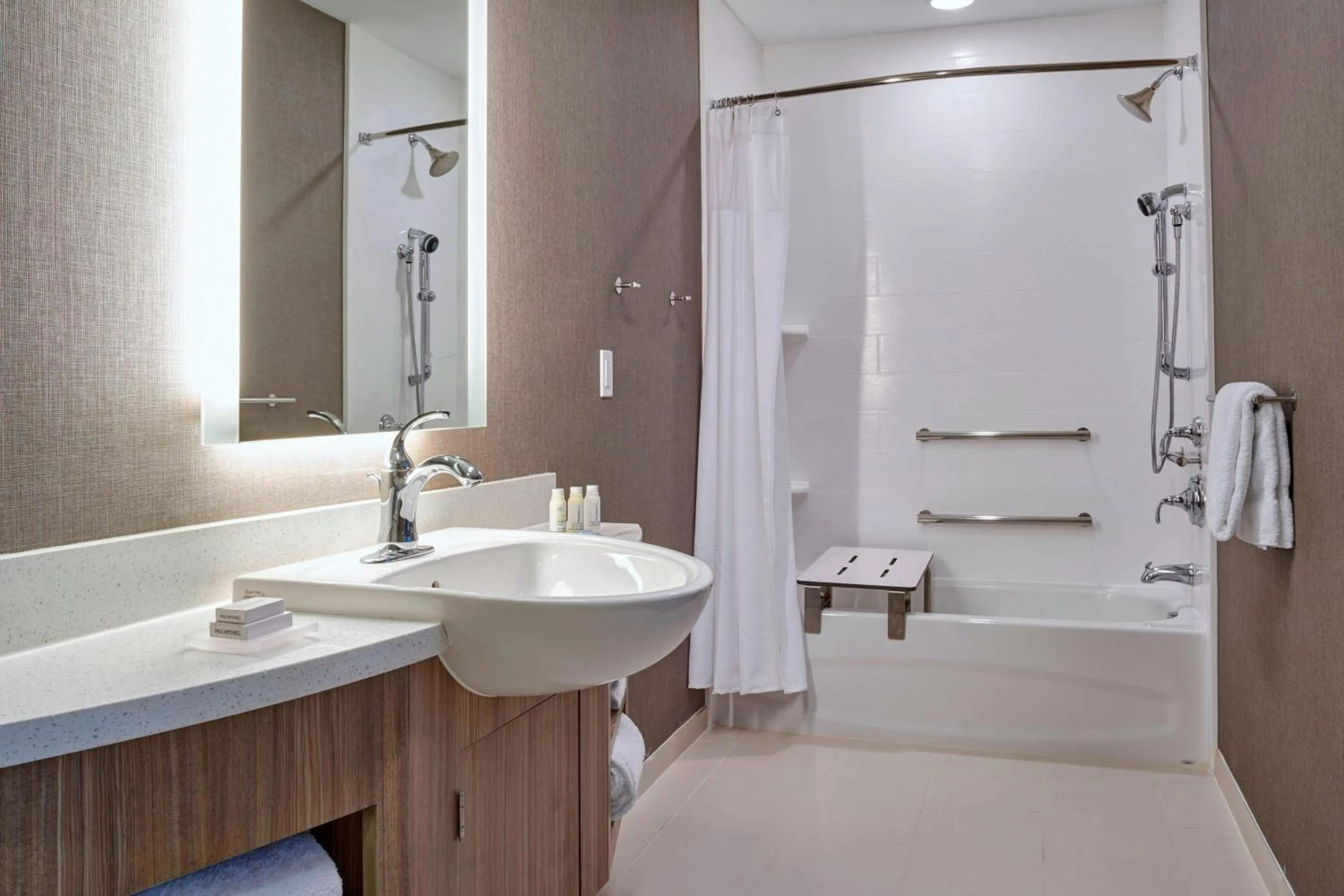 Bathroom in SpringHill Suites by Marriott Grand Rapids West