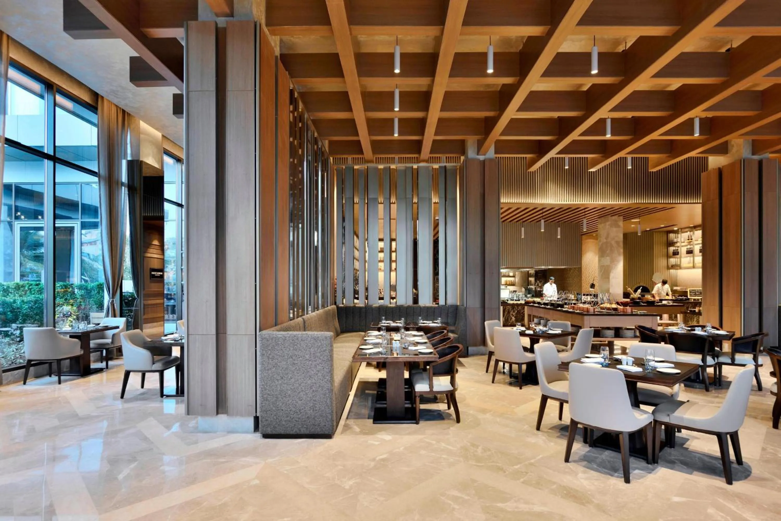 Kitchen or kitchenette in Indore Marriott Hotel