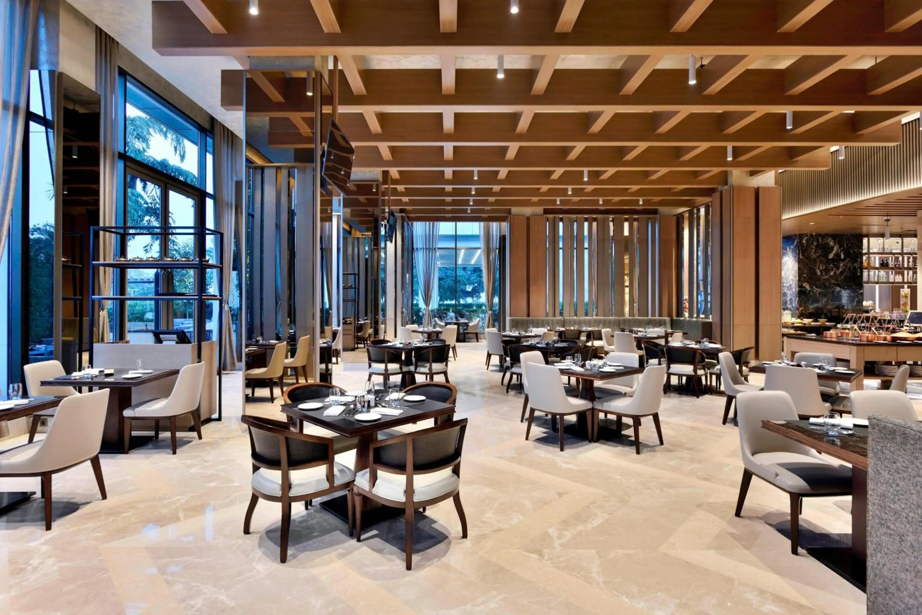 Kitchen or kitchenette in Indore Marriott Hotel