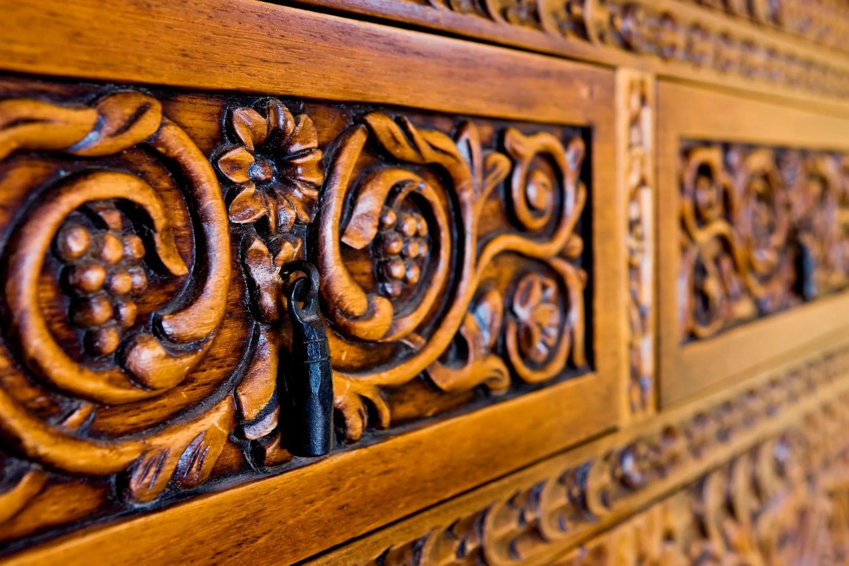 Decorative detail in Hotel Santa Cruz Plaza