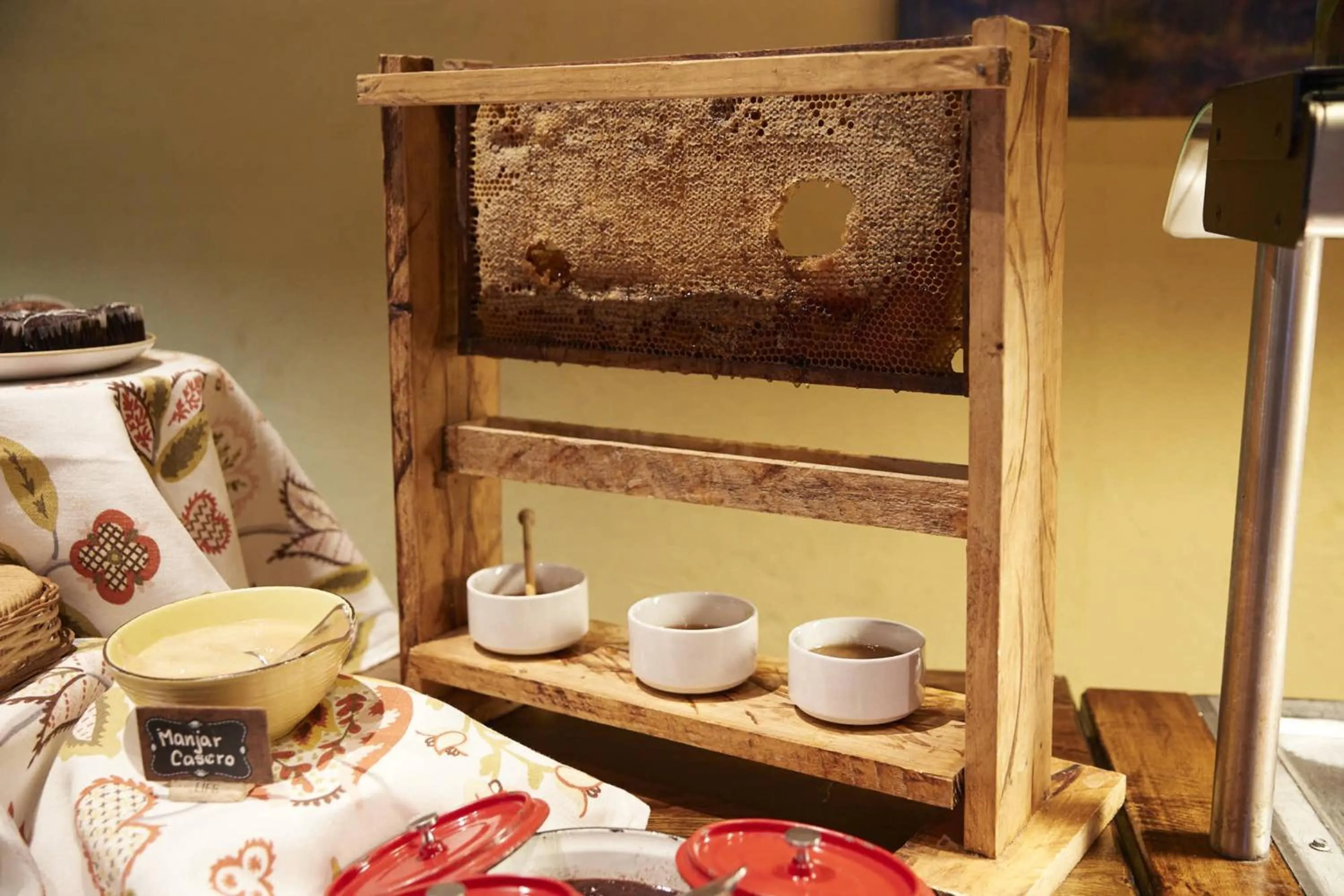 Buffet breakfast in Hotel Santa Cruz Plaza