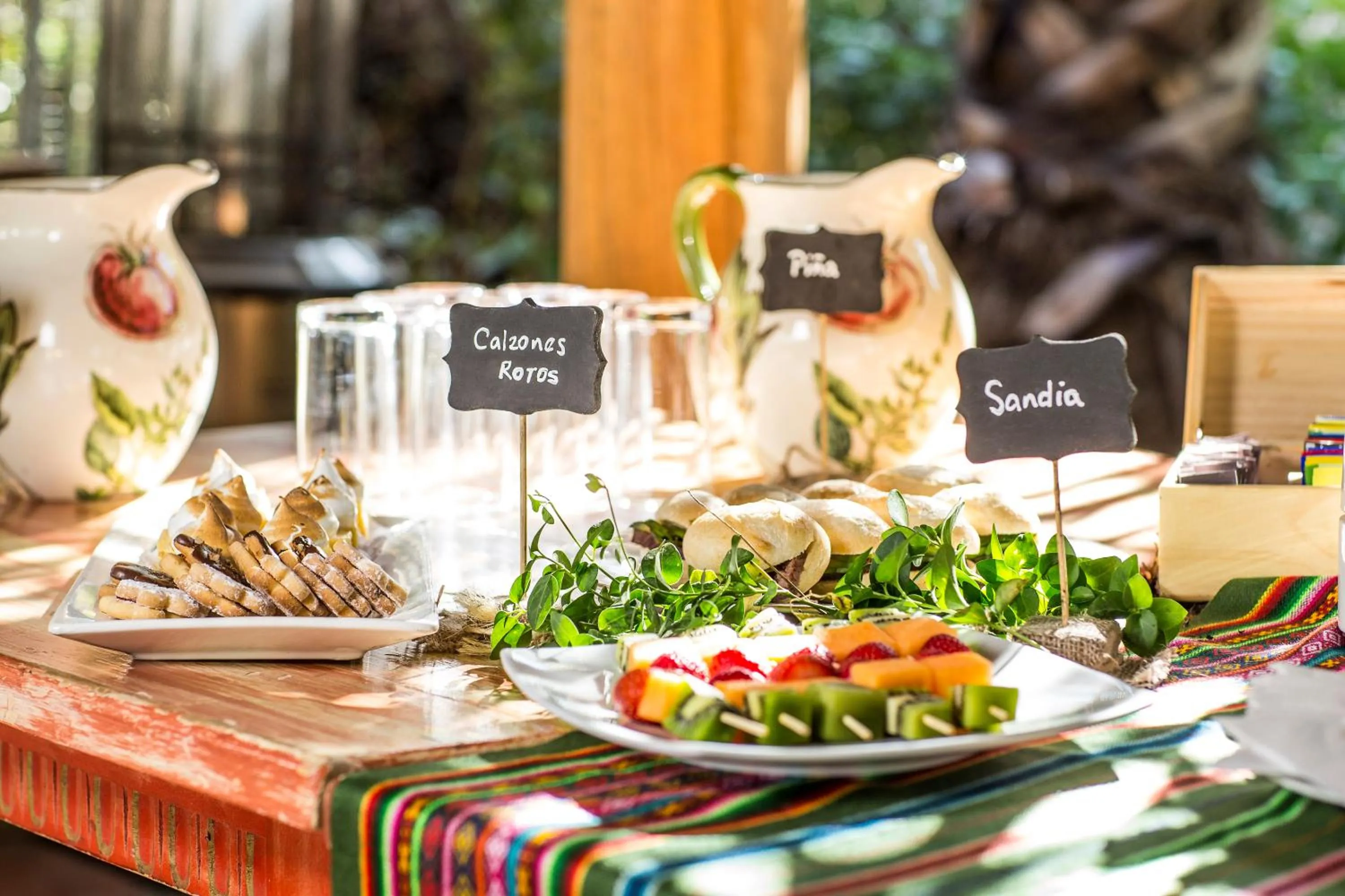 Food in Hotel Santa Cruz Plaza