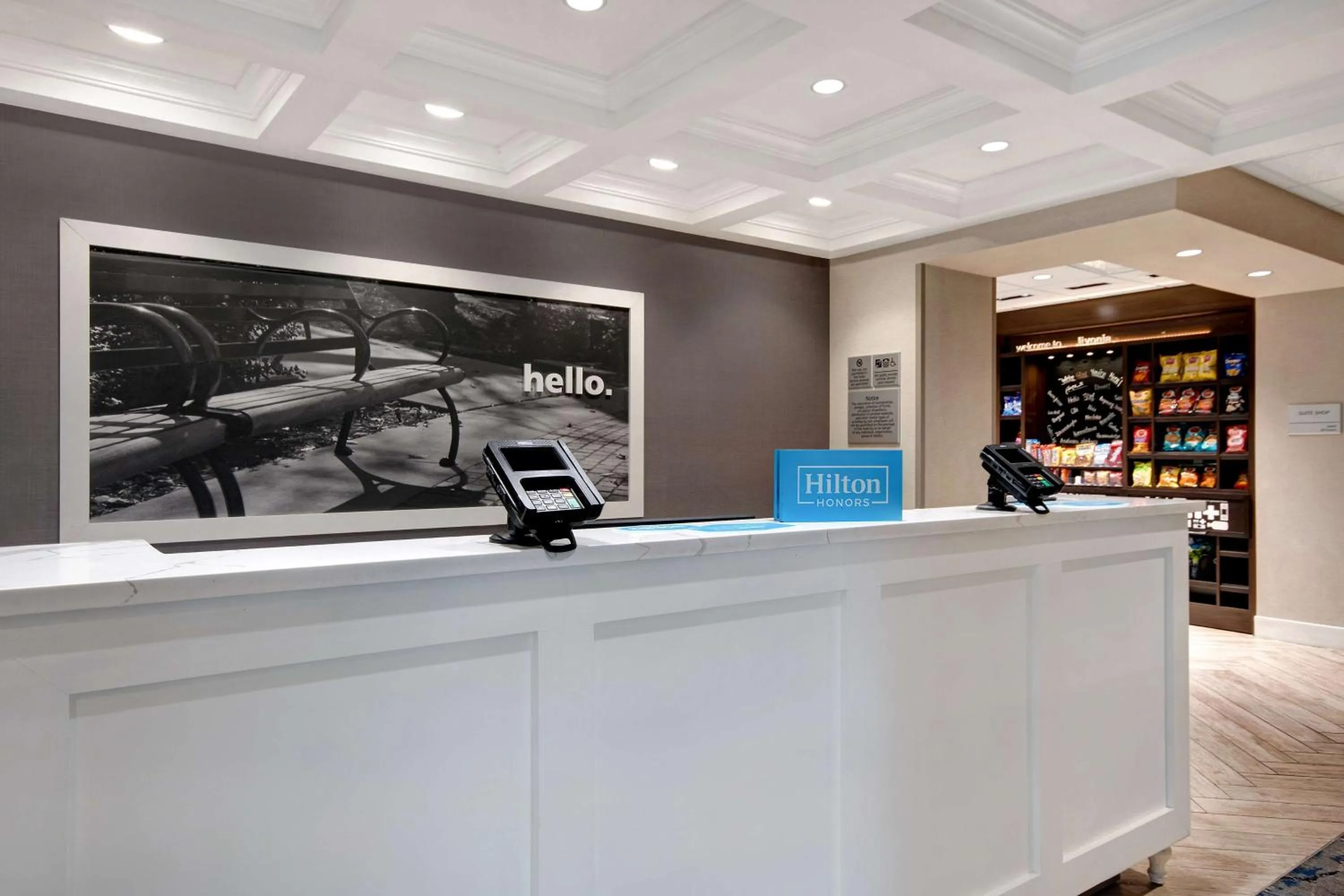 Lobby or reception in Hampton Inn Livonia Detroit