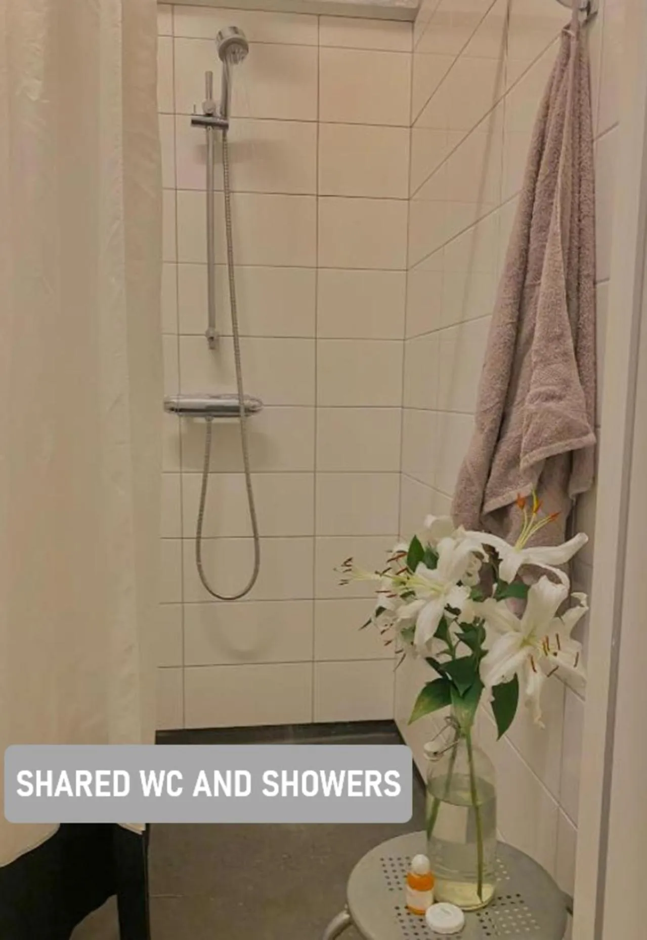 Shower in Lilla Brunn