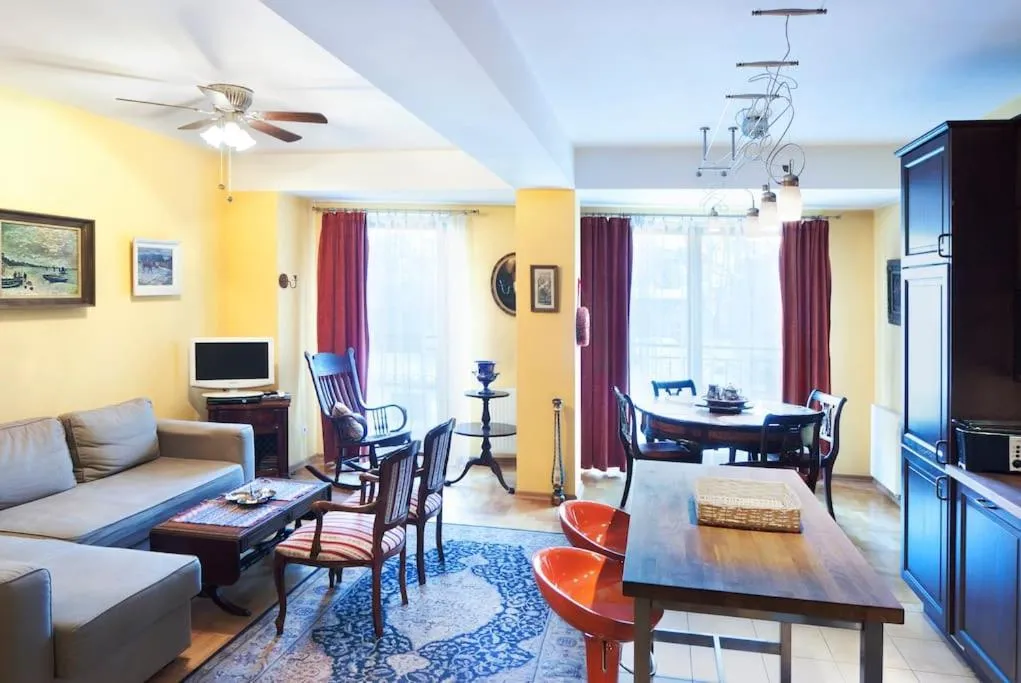 Living room in Trinity Apartment