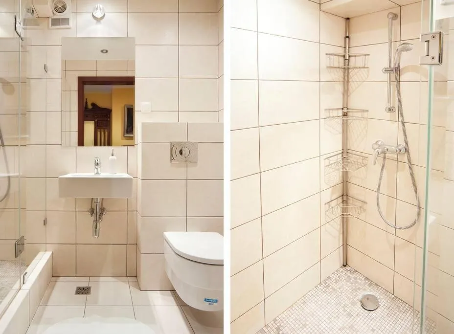 Shower in Trinity Apartment