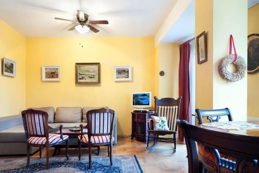 Living room in Trinity Apartment