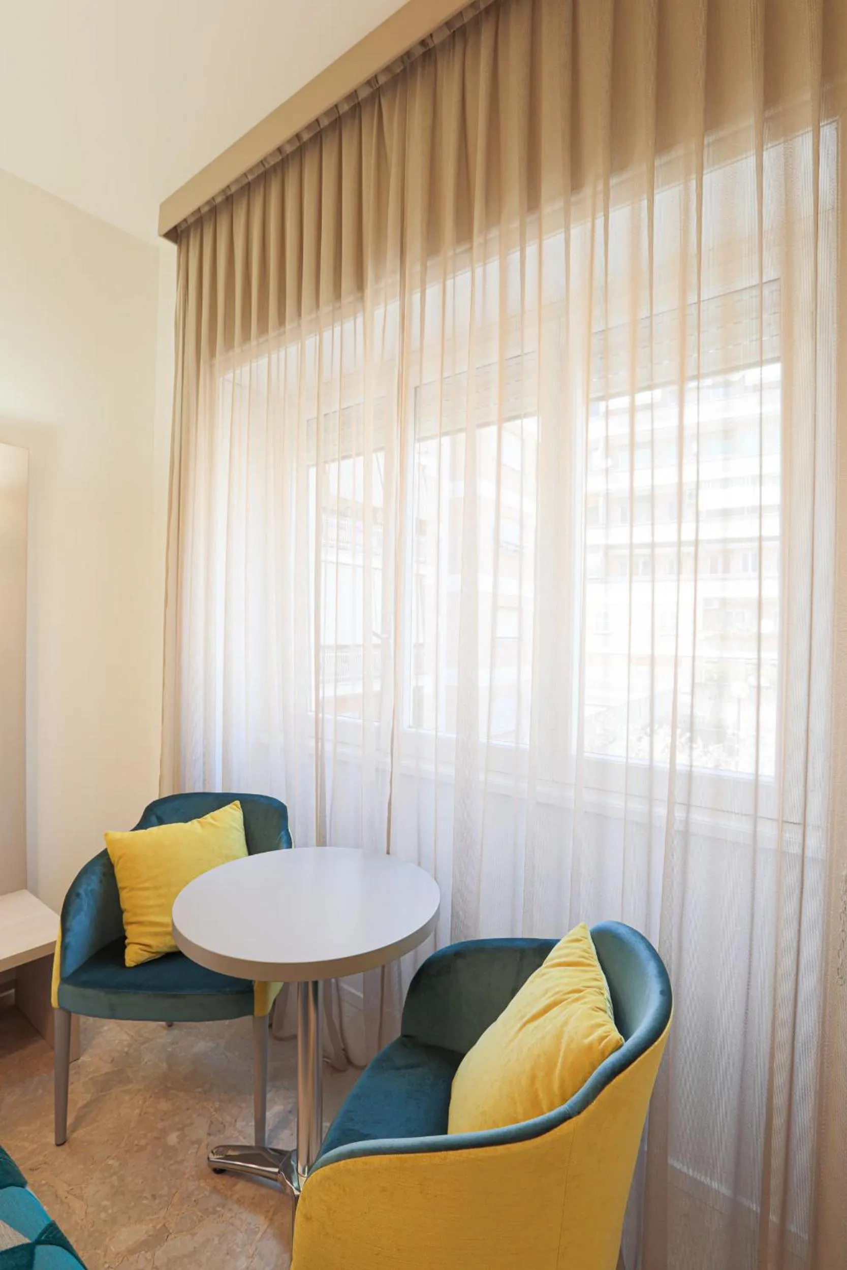 Seating area in DaVinci Relais Guest House