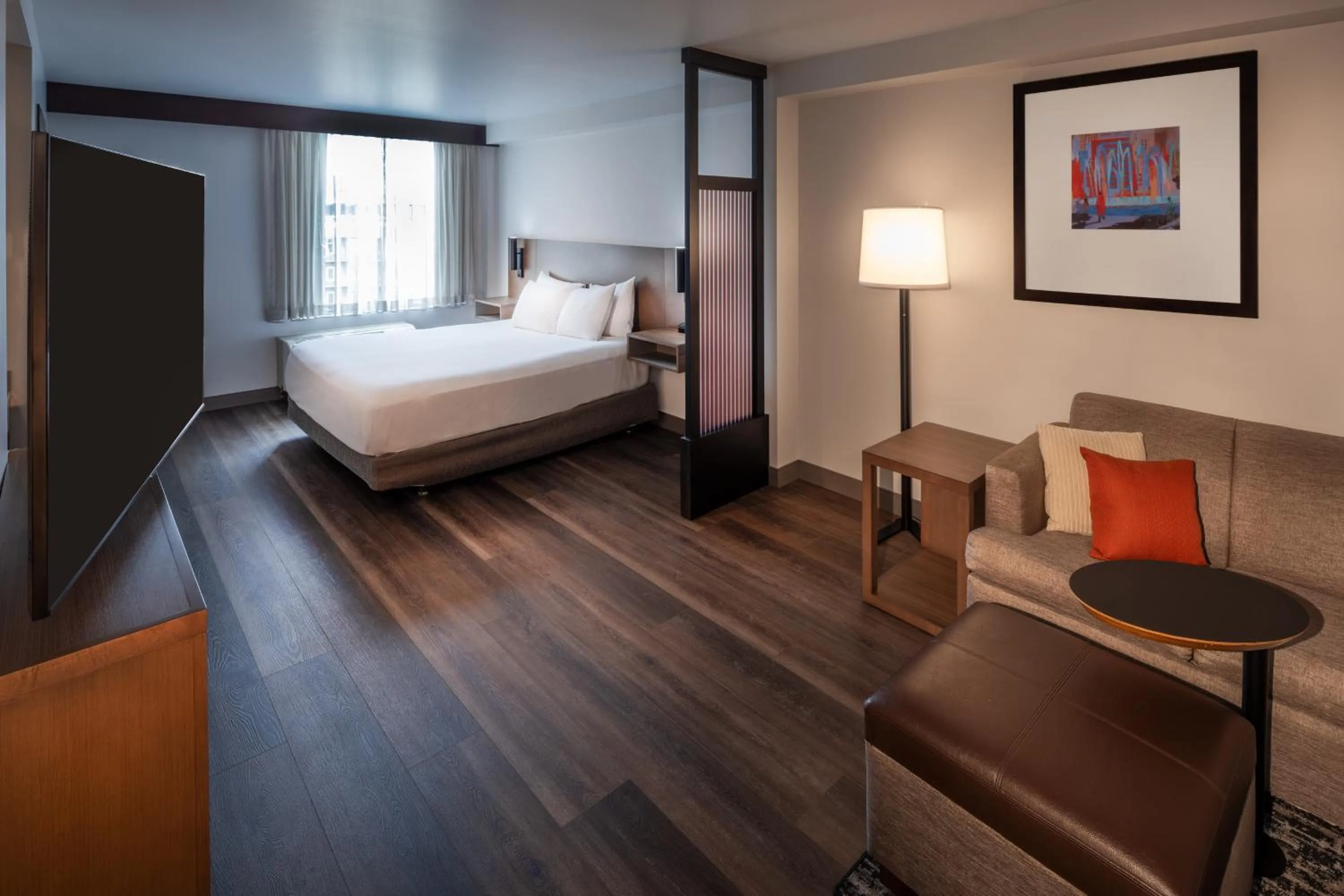 Bed in Hyatt Place Seattle Downtown