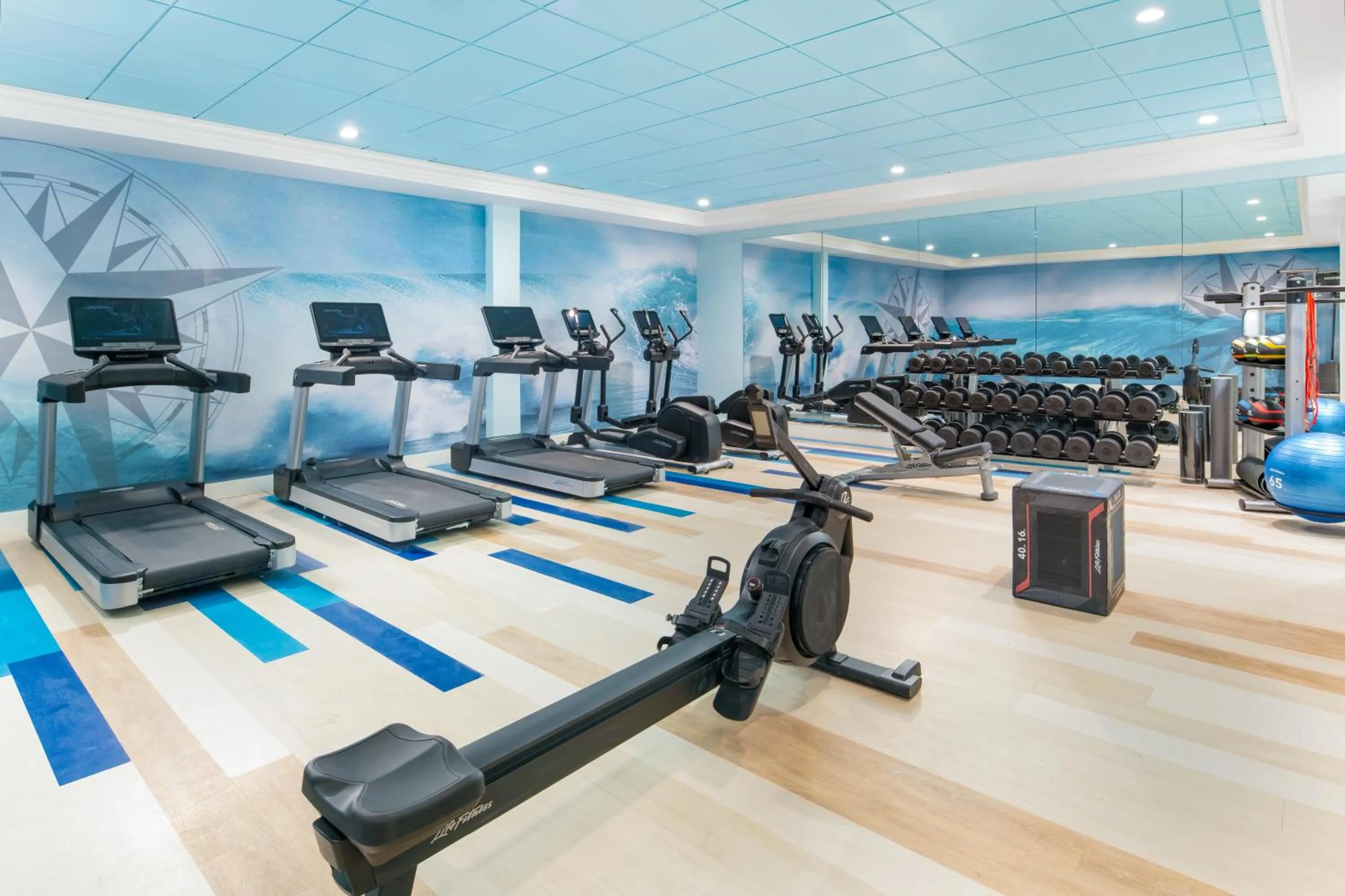 Fitness centre/facilities in Margaritaville Resort Cape Cod