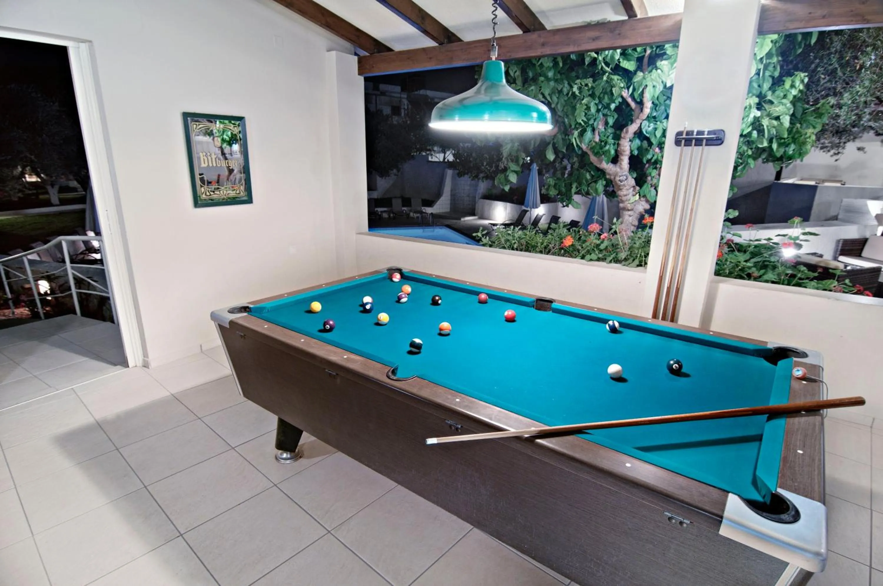 Billiard in Ourania Apartments Hotel