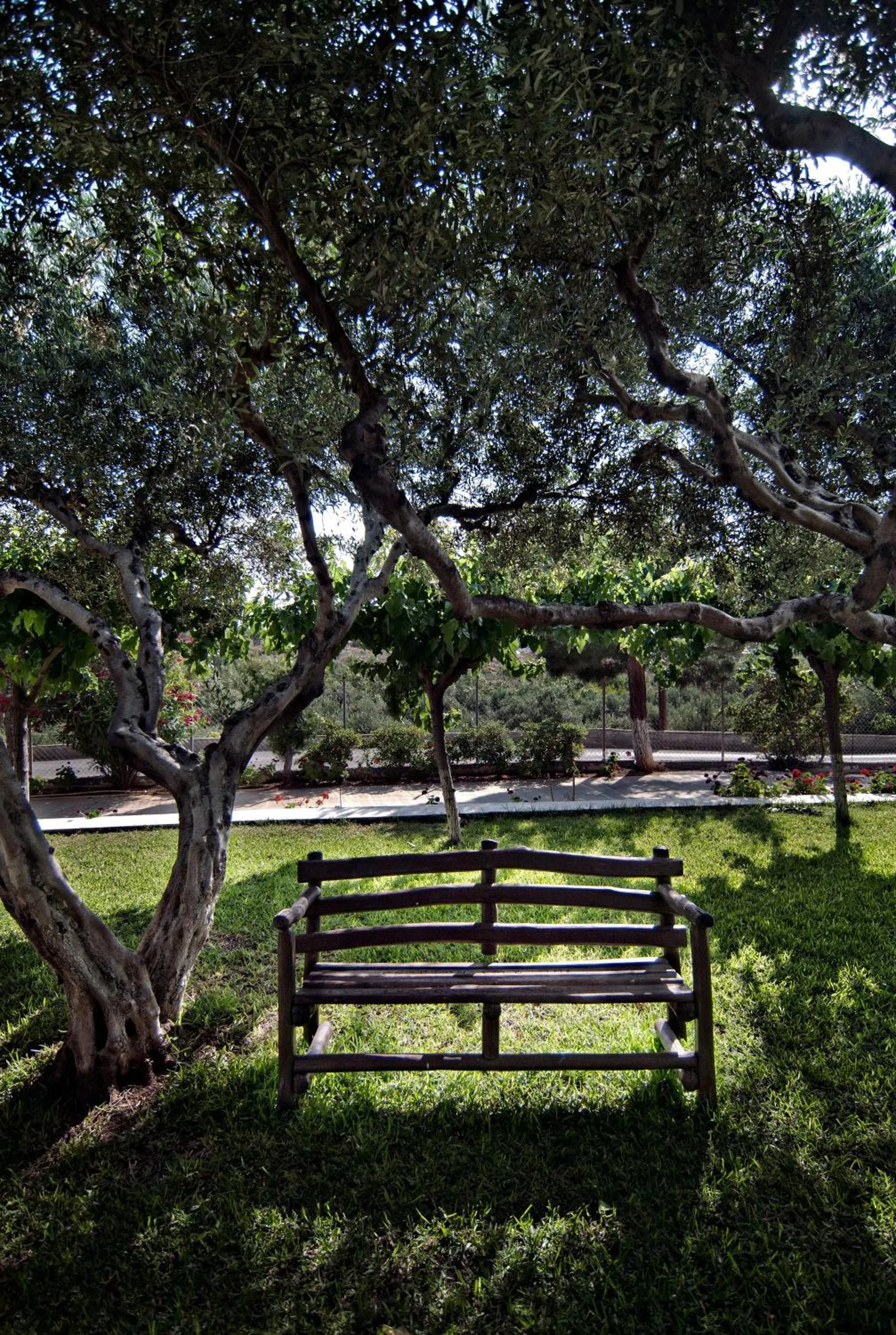Garden in Ourania Apartments Hotel