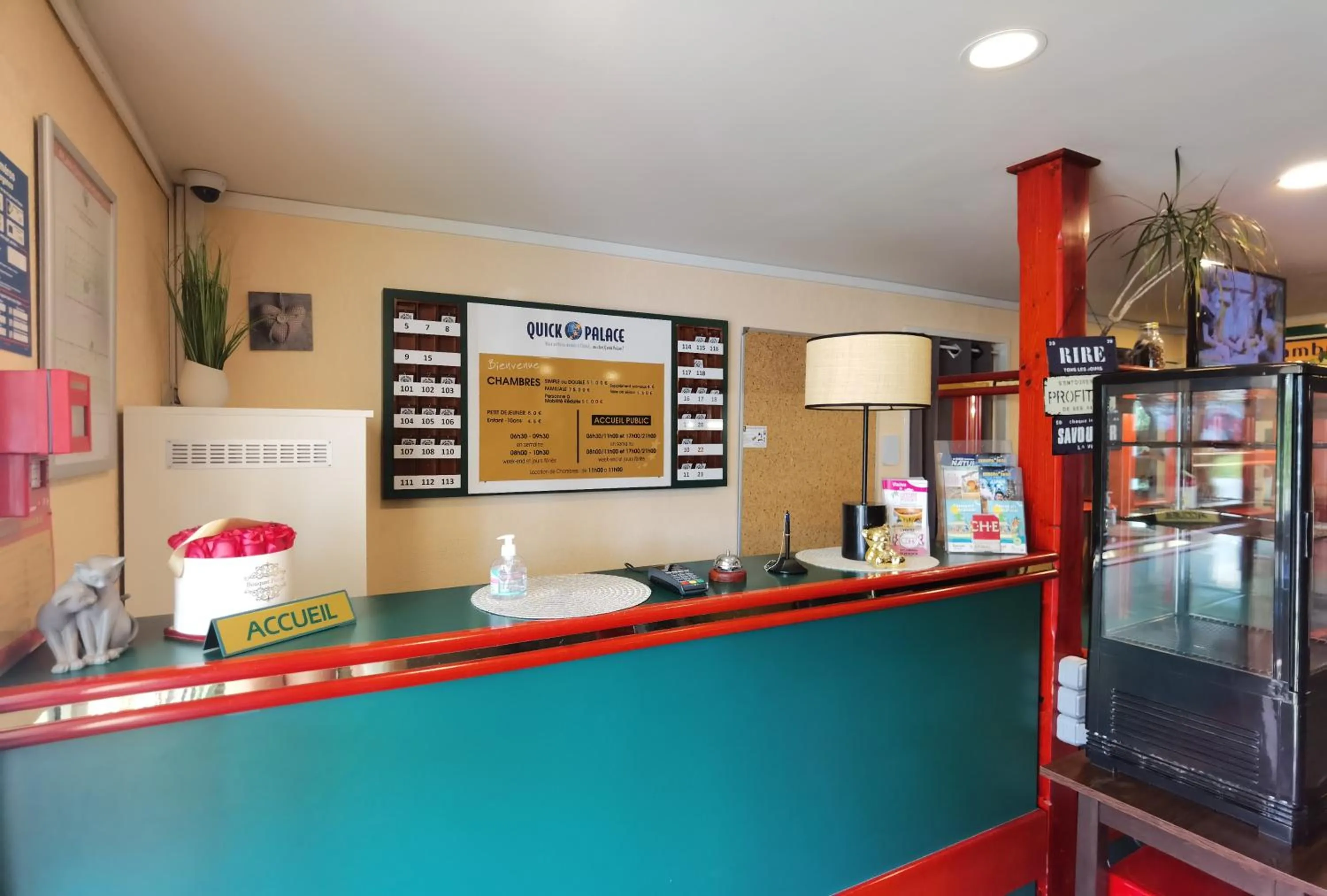 Lobby or reception in Quick Palace Epinal