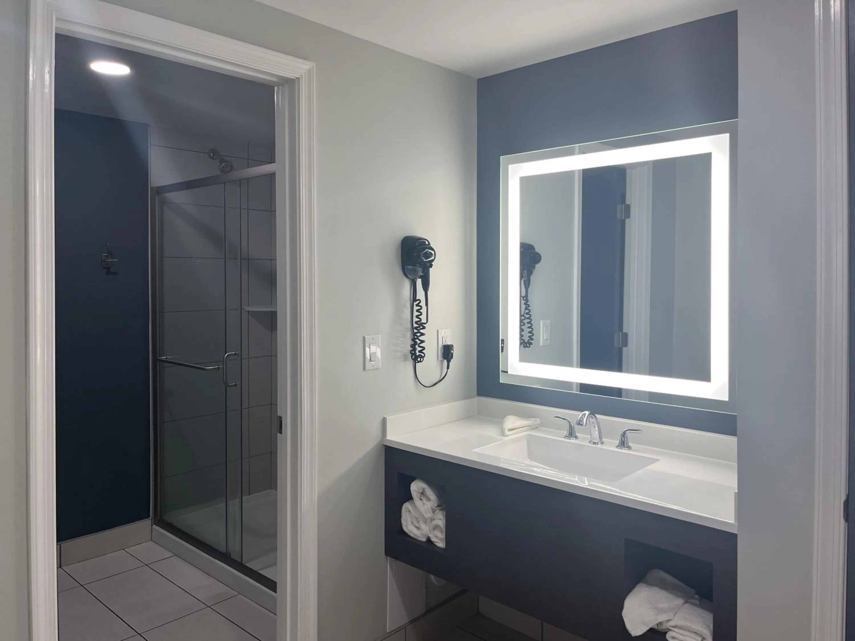 Bathroom in Motel 6 Norfolk, VA East Little Creek