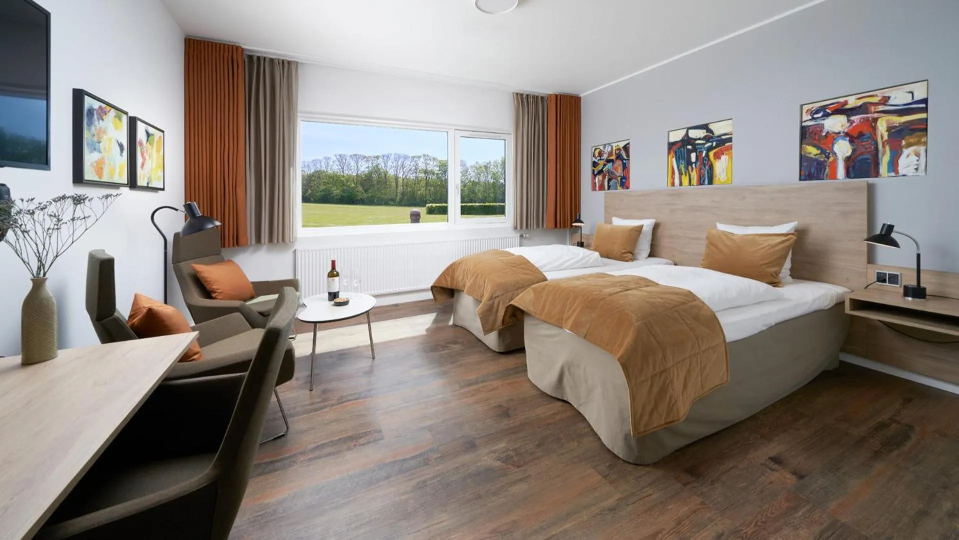 Photo of the whole room, Bed in Trinity Hotel og Konference