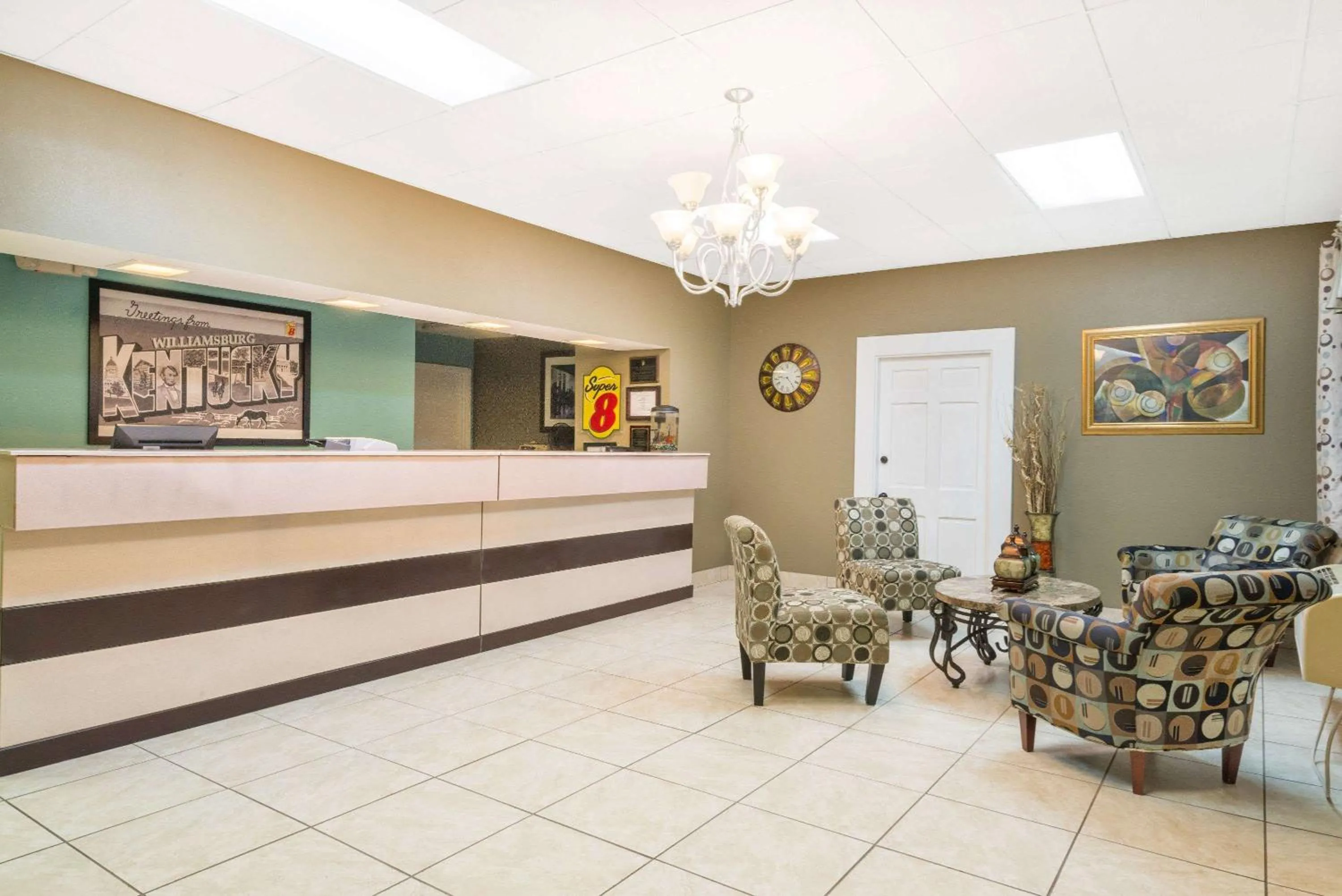 Lobby or reception, Lobby/Reception in Super 8 by Wyndham Williamsburg