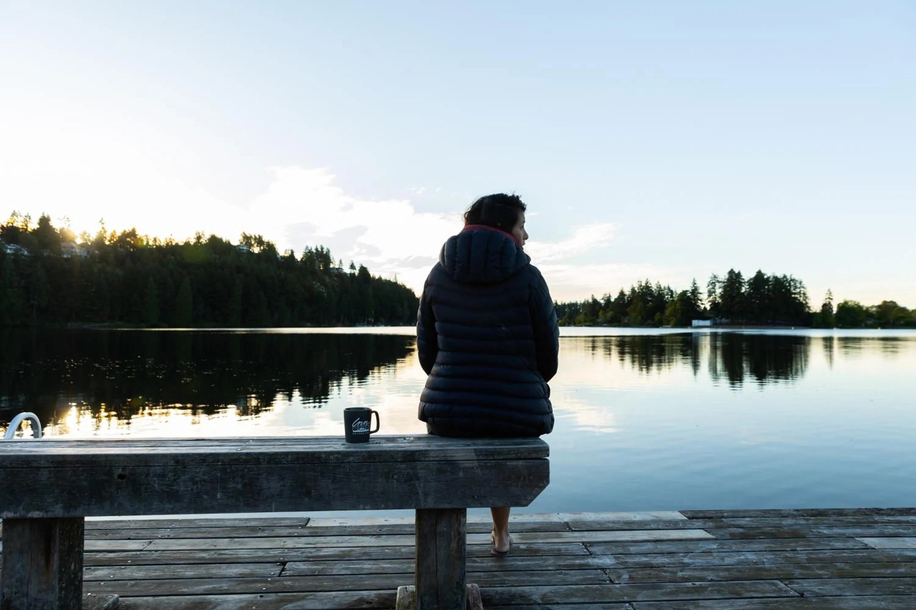 Lake view in Inn on Long Lake